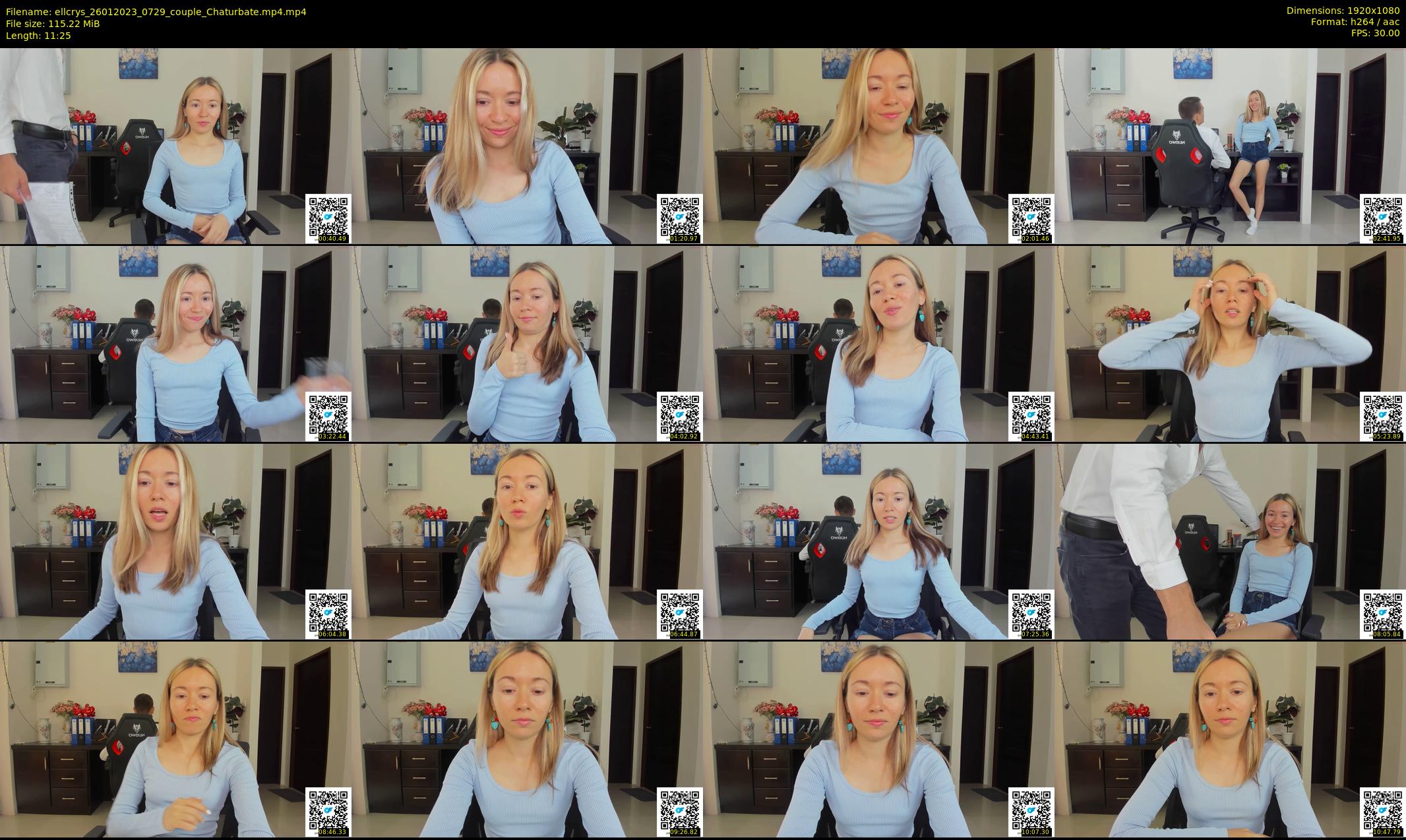 ellcrys — 12 minute Chaturbate couple cam show recording, 1080p, Jan 26, 2023