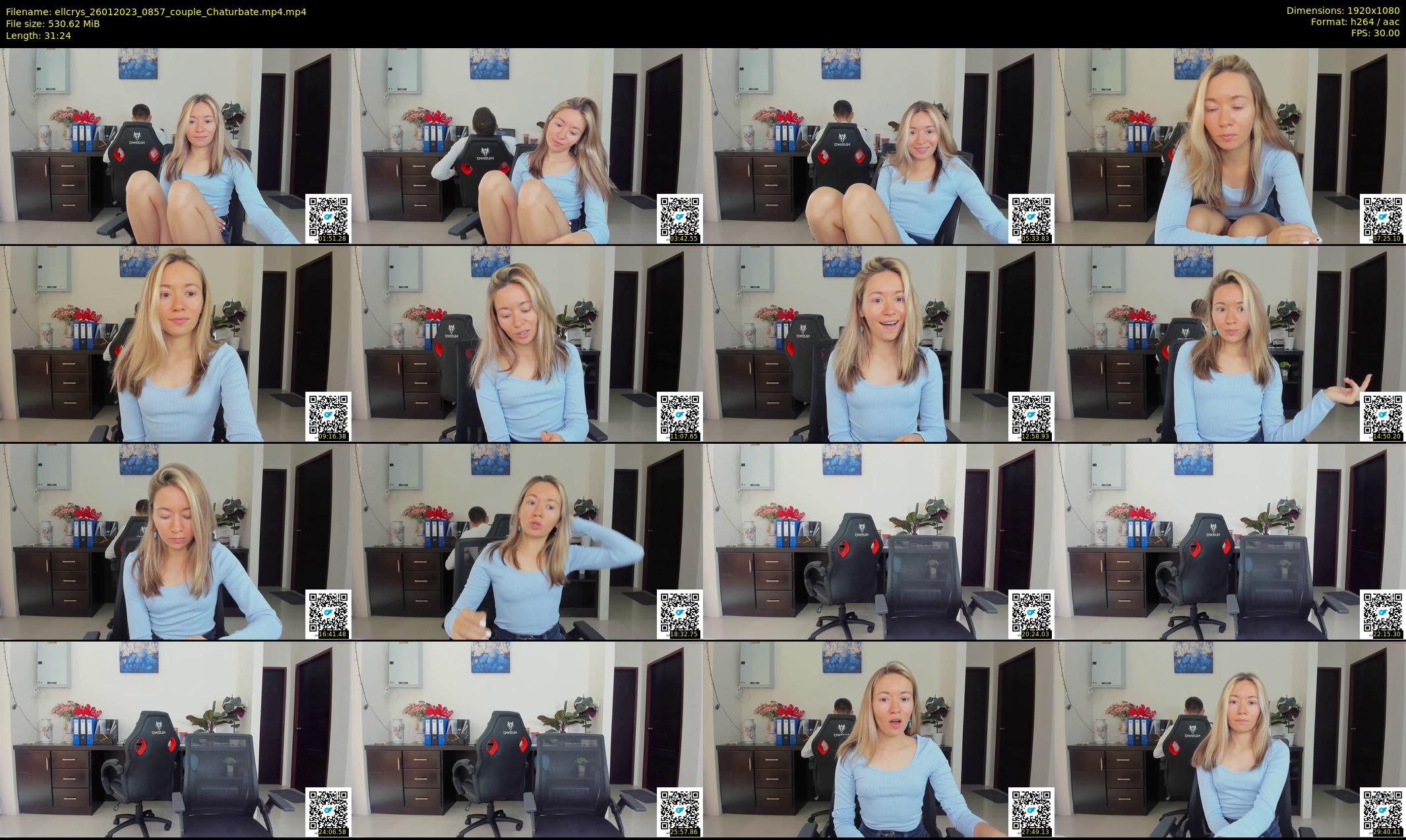ellcrys — 32 minute Chaturbate couple cam show recording, 1080p, Jan 26, 2023