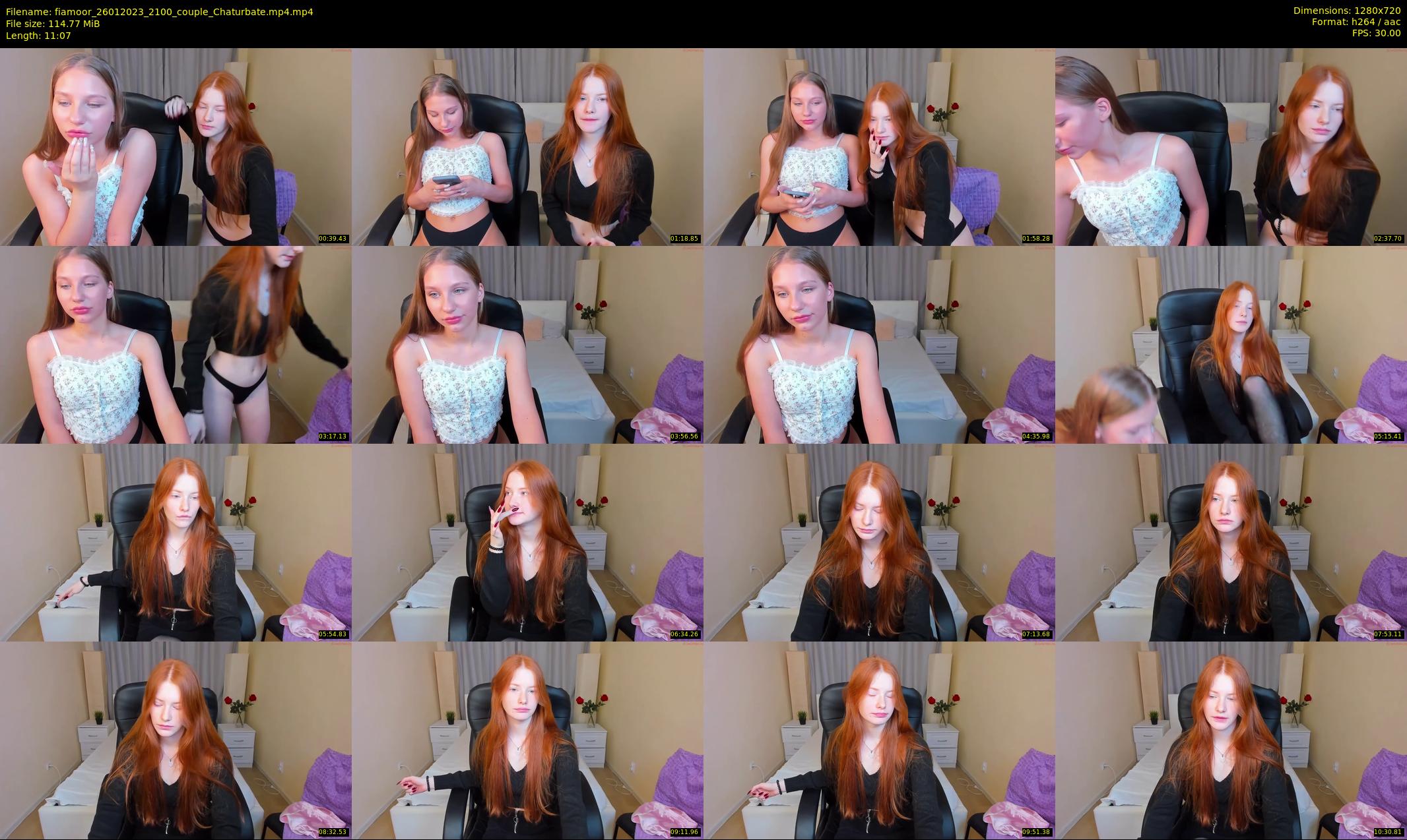 fiamoor — 12 minute Chaturbate female cam show recording, 720p, Jan 26, 2023