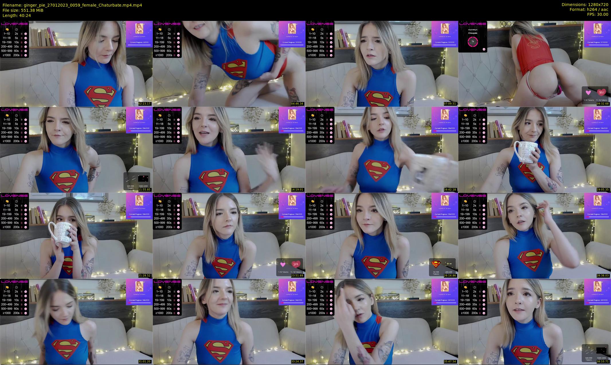 ginger_pie — 41 minute Chaturbate female cam show recording, 720p, Jan 27, 2023