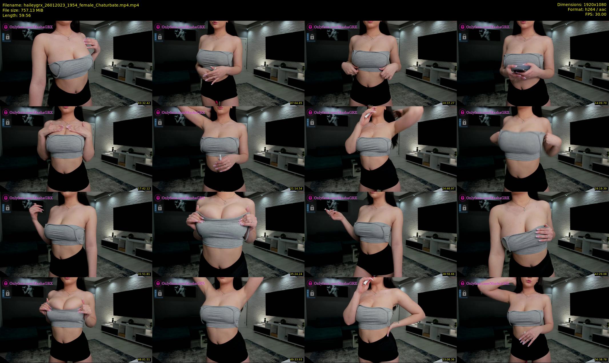 haileygrx — 60 minute Chaturbate female cam show recording, 1080p, Jan 26, 2023