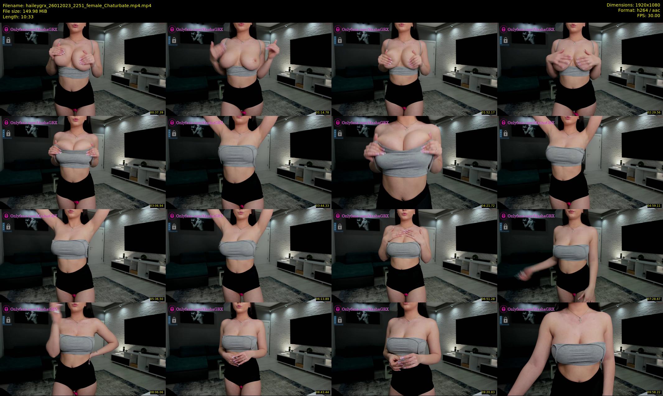 haileygrx — 11 minute Chaturbate female cam show recording, 1080p, Jan 26, 2023
