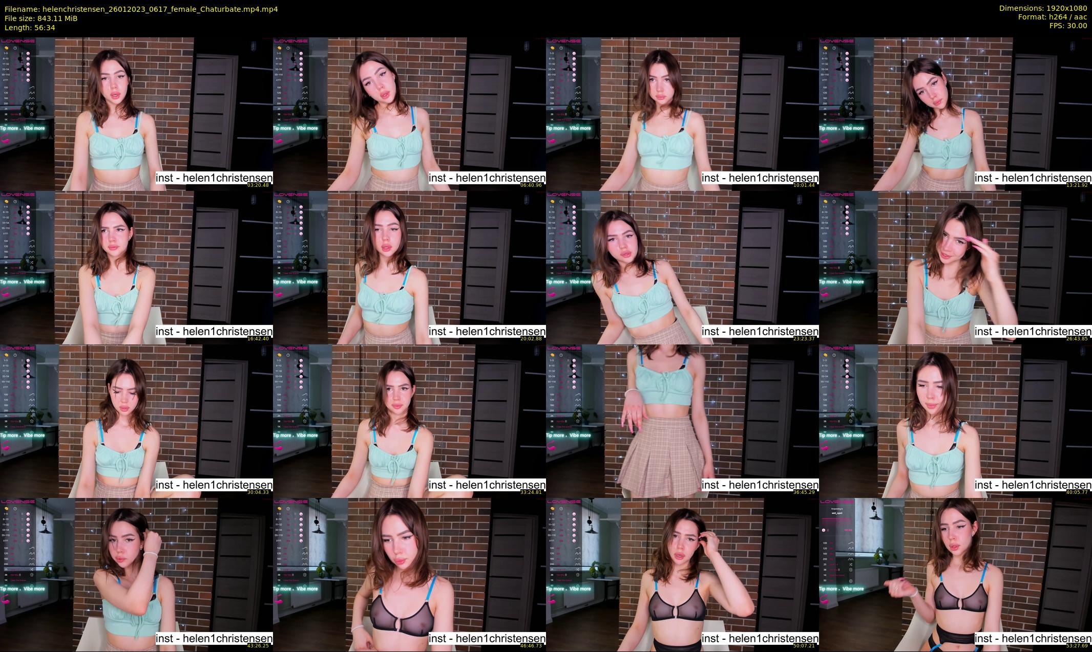 helenchristensen — 57 minute Chaturbate female cam show recording, 1080p, Jan 26, 2023