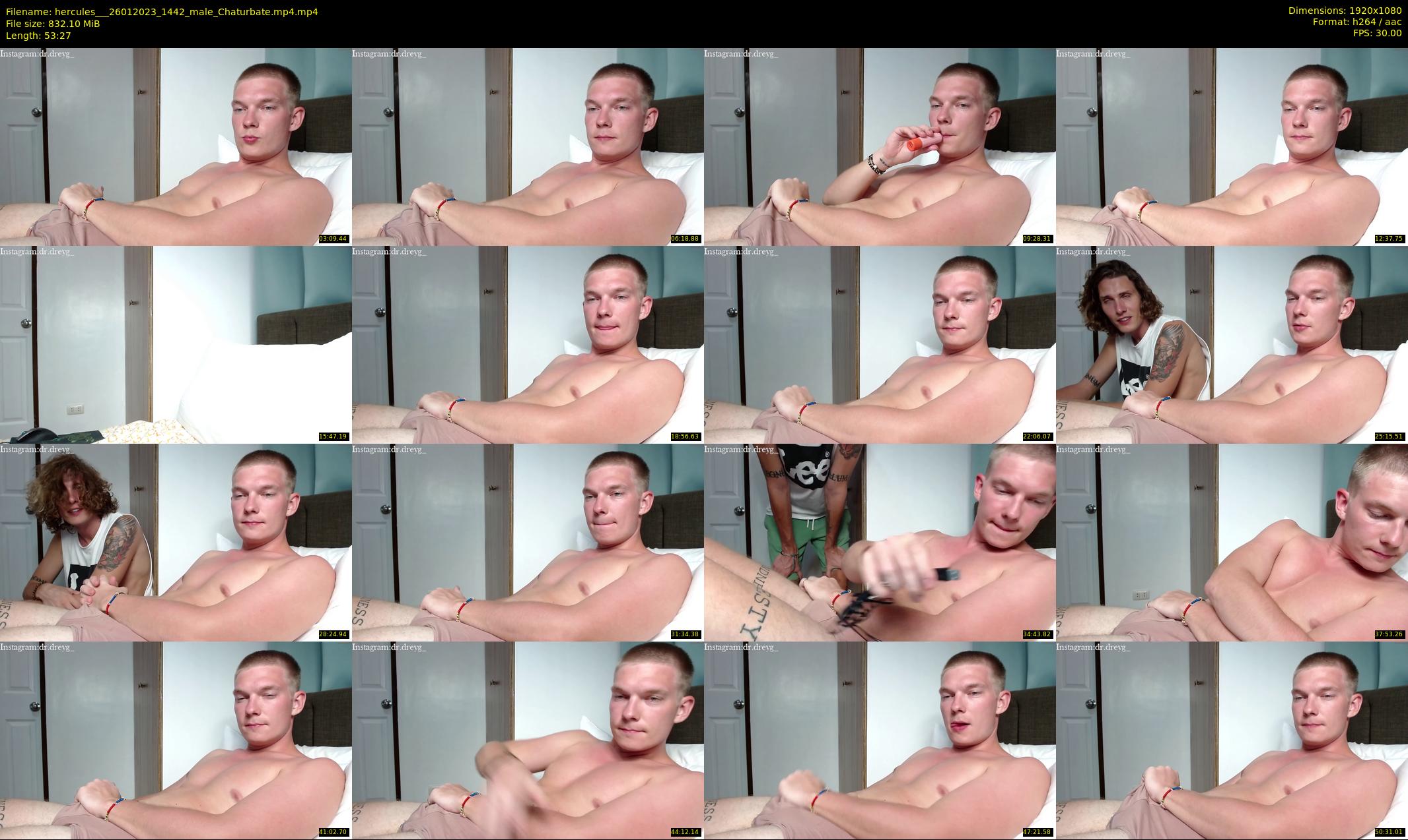 hercules__ — 54 minute Chaturbate male cam show recording, 1080p, Jan 26, 2023