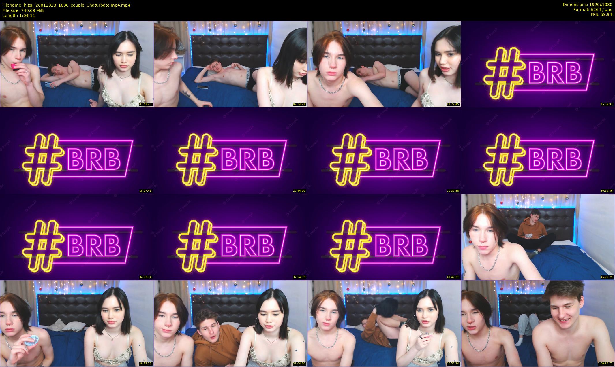 hizgi — 65 minute Chaturbate couple cam show recording, 1080p, Jan 26, 2023