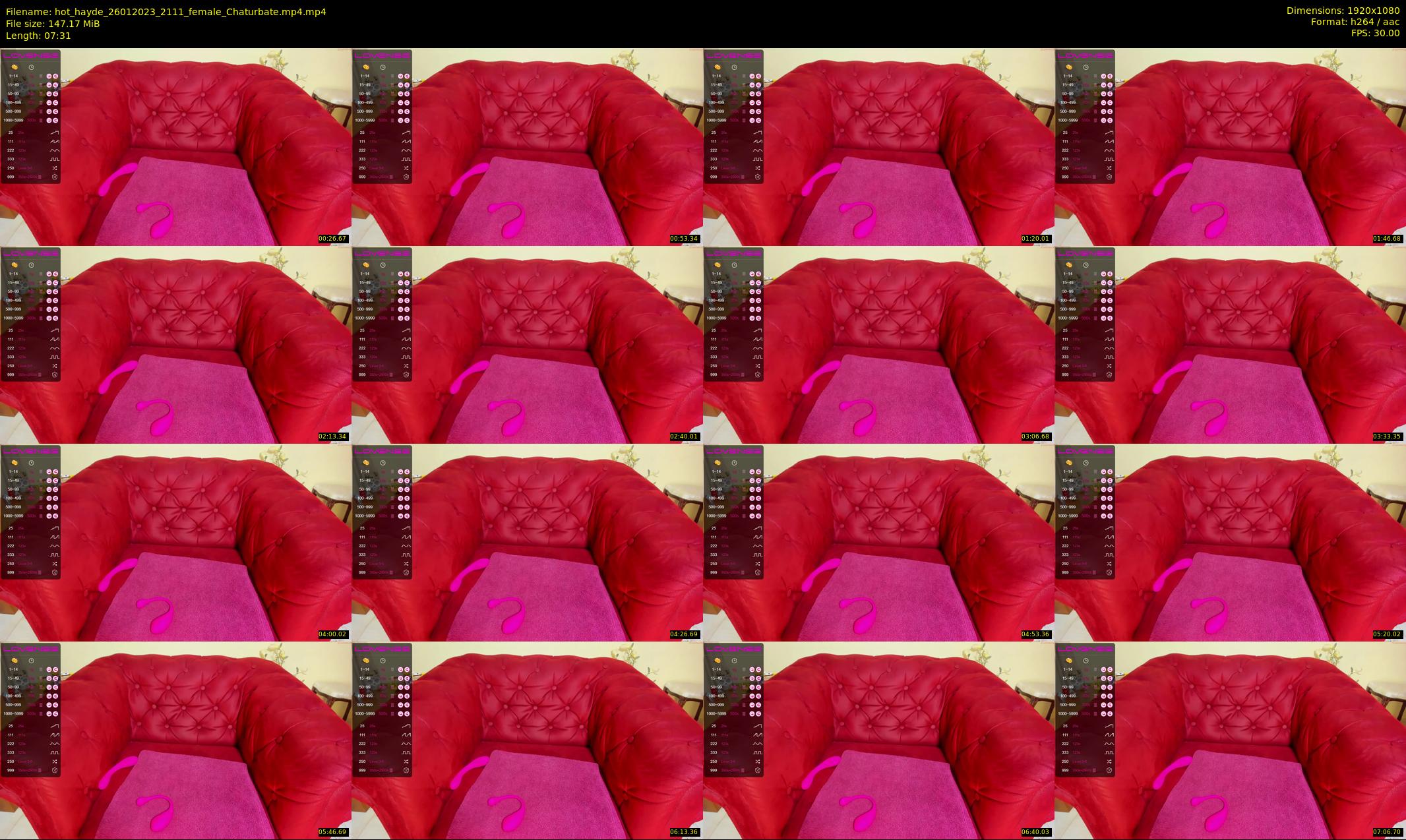 hot_hayde — 8 minute Chaturbate female cam show recording, 1080p, Jan 26, 2023