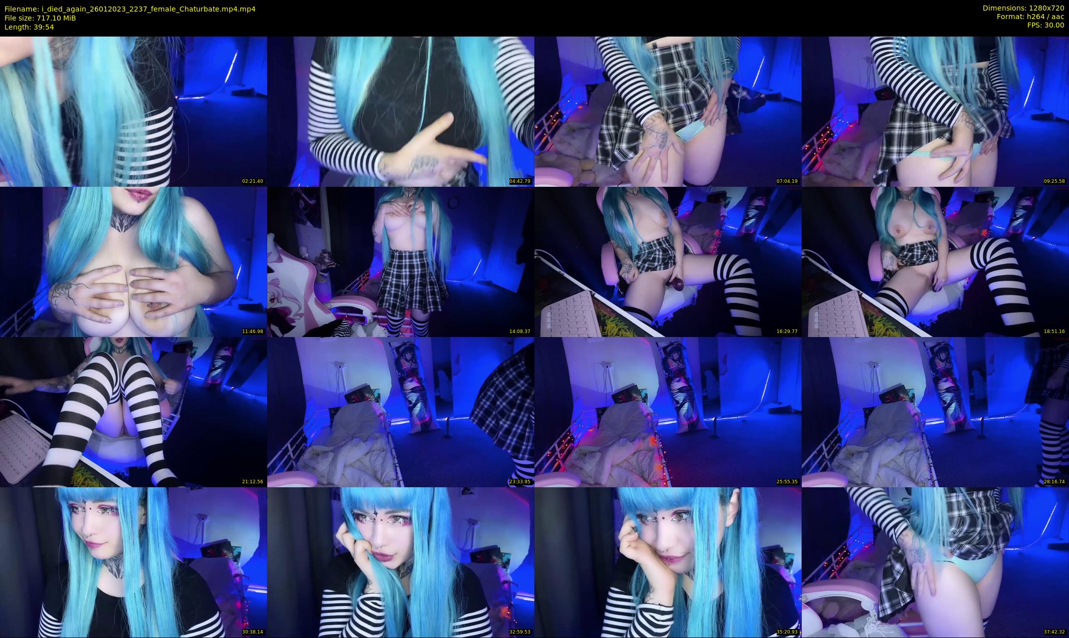 i_died_again — 40 minute Chaturbate female cam show recording, 720p, Jan 26, 2023