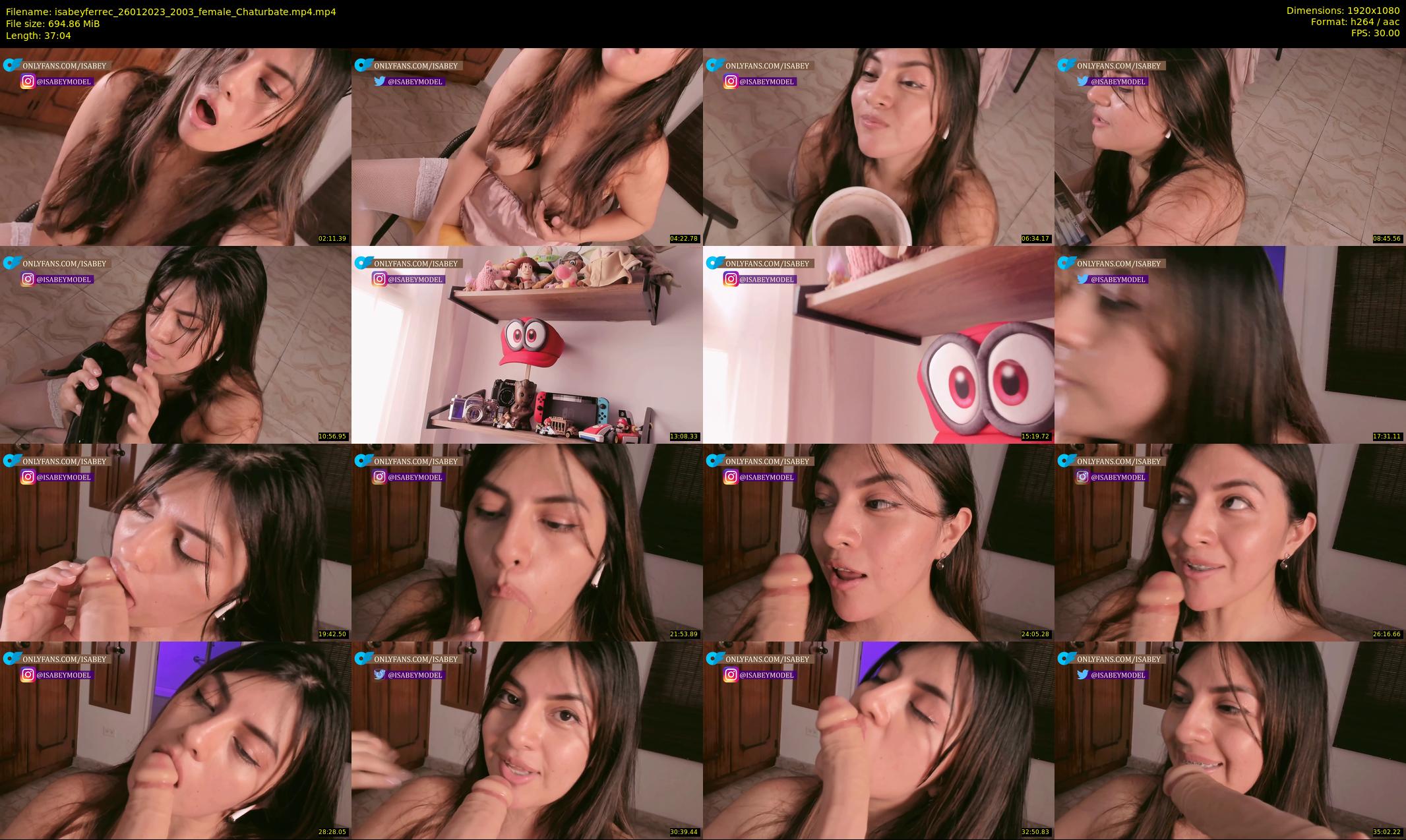 isabeyferrec — 38 minute Chaturbate female cam show recording, 1080p, Jan 26, 2023