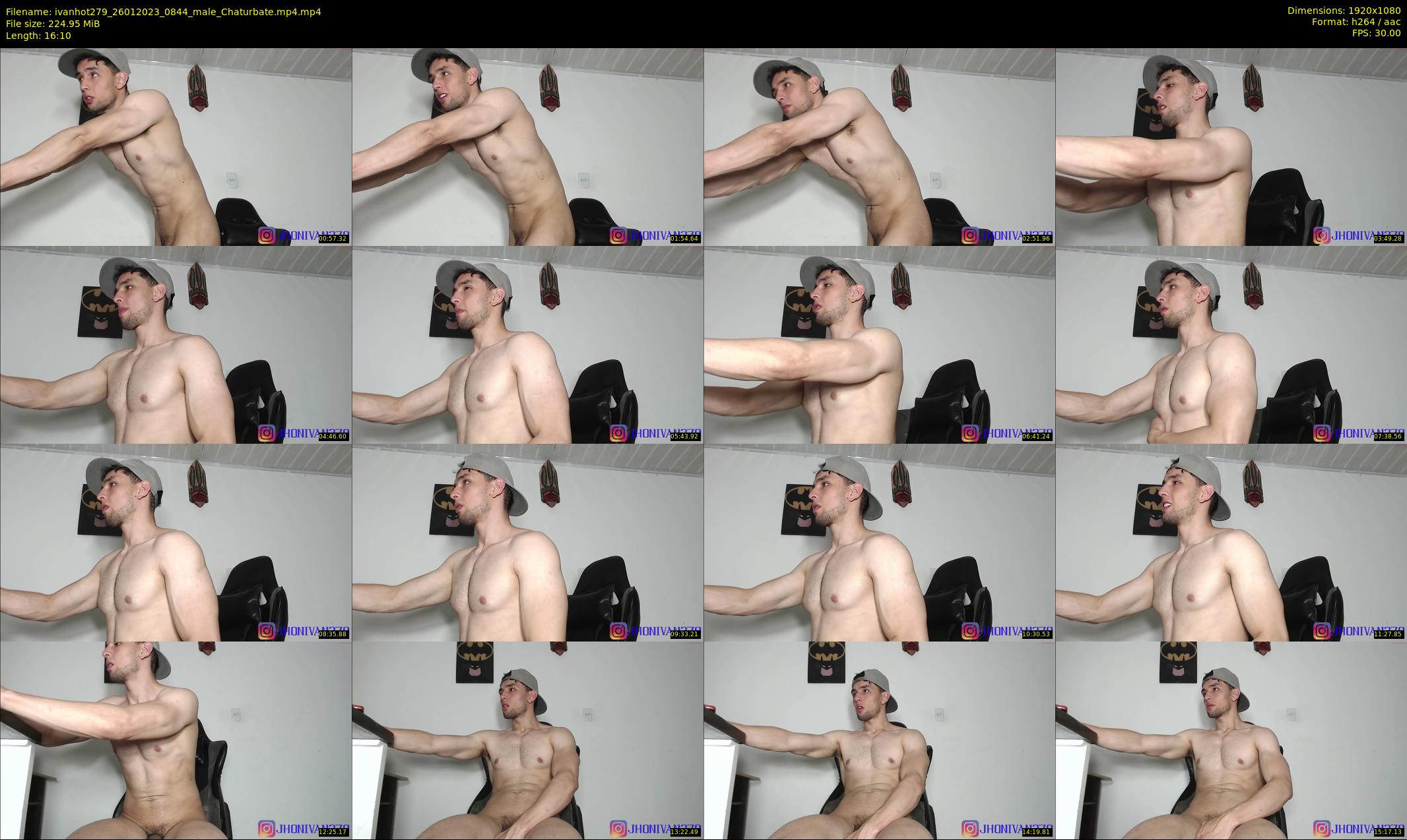ivanhot279 — 17 minute Chaturbate male cam show recording, 1080p, Jan 26, 2023