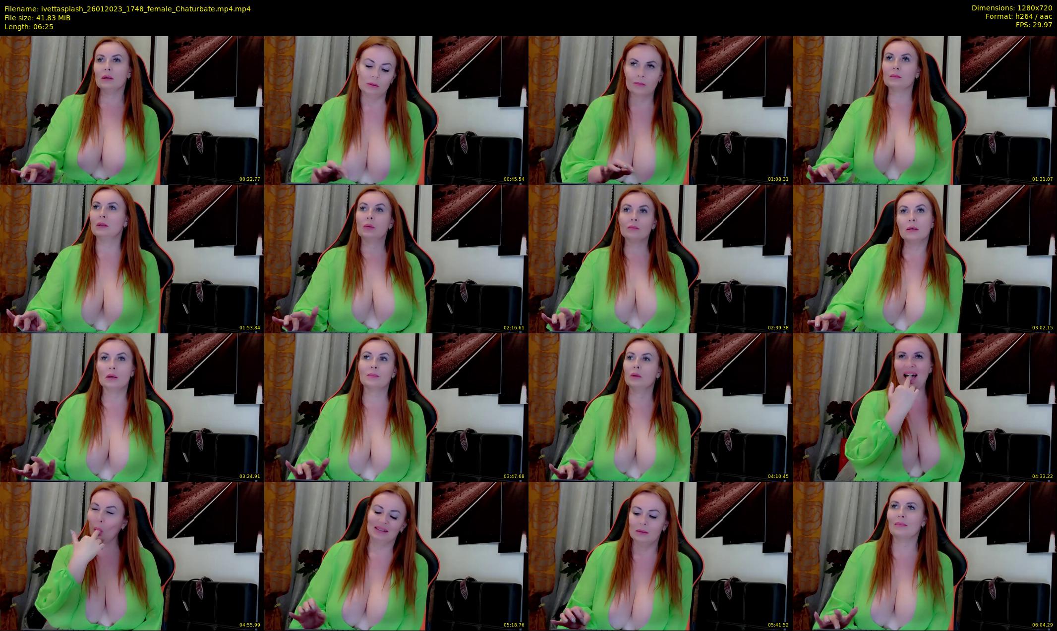 ivettasplash — 7 minute Chaturbate female cam show recording, 720p, Jan 26, 2023