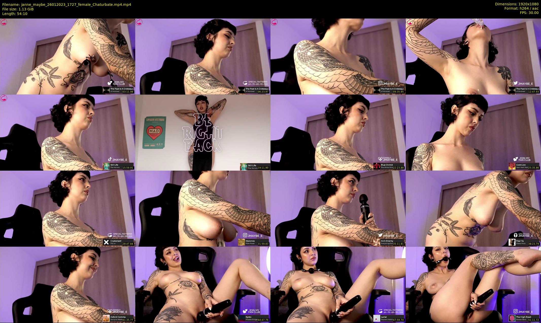 janne_maybe — 55 minute Chaturbate female cam show recording, 1080p, Jan 26, 2023