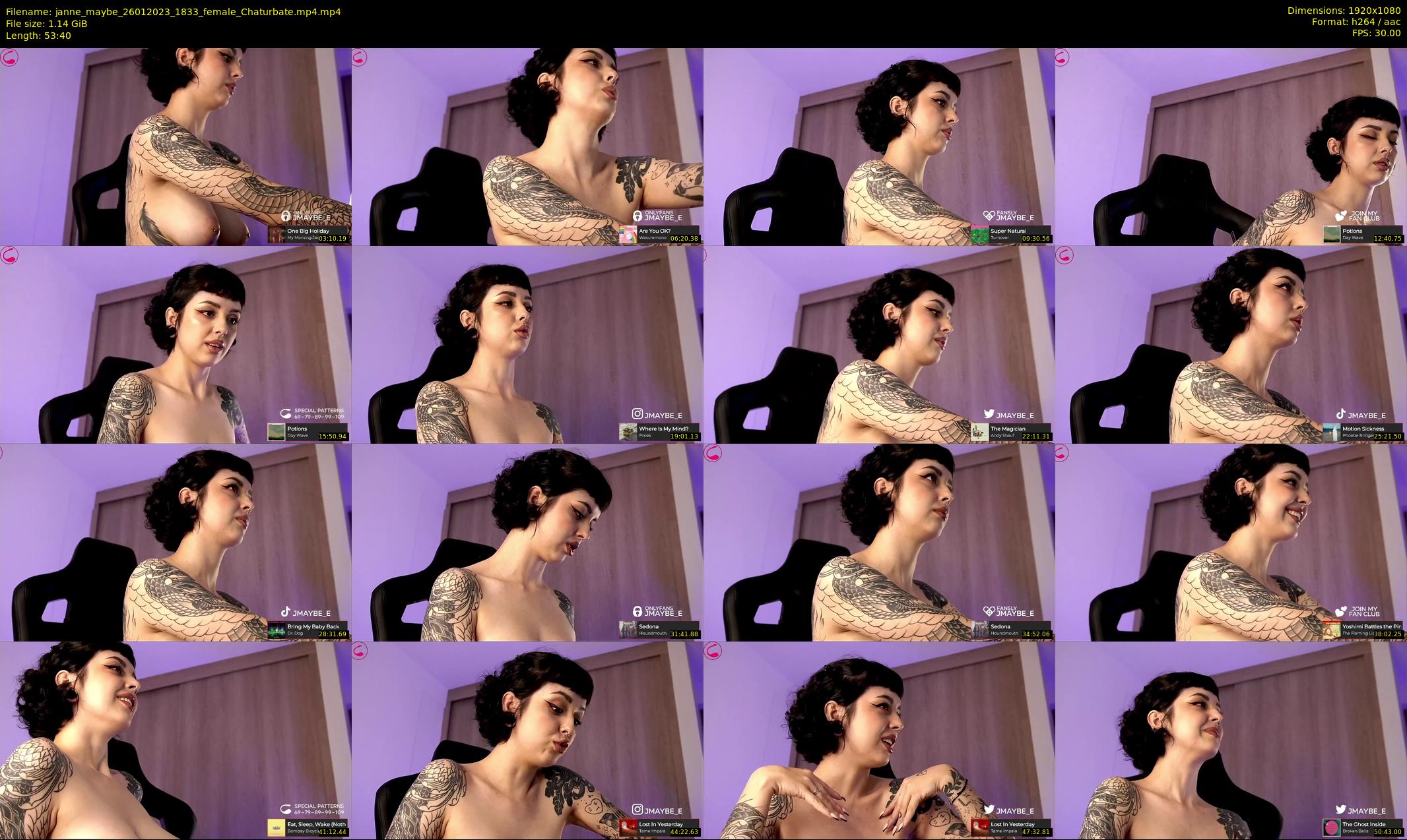 janne_maybe — 54 minute Chaturbate female cam show recording, 1080p, Jan 26, 2023