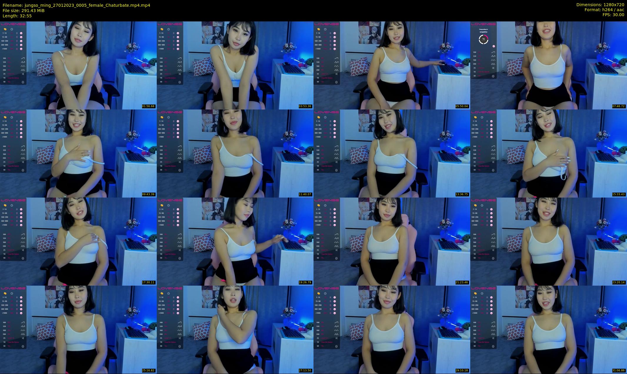 jungso_ming — 33 minute Chaturbate female cam show recording, 720p, Jan 27, 2023