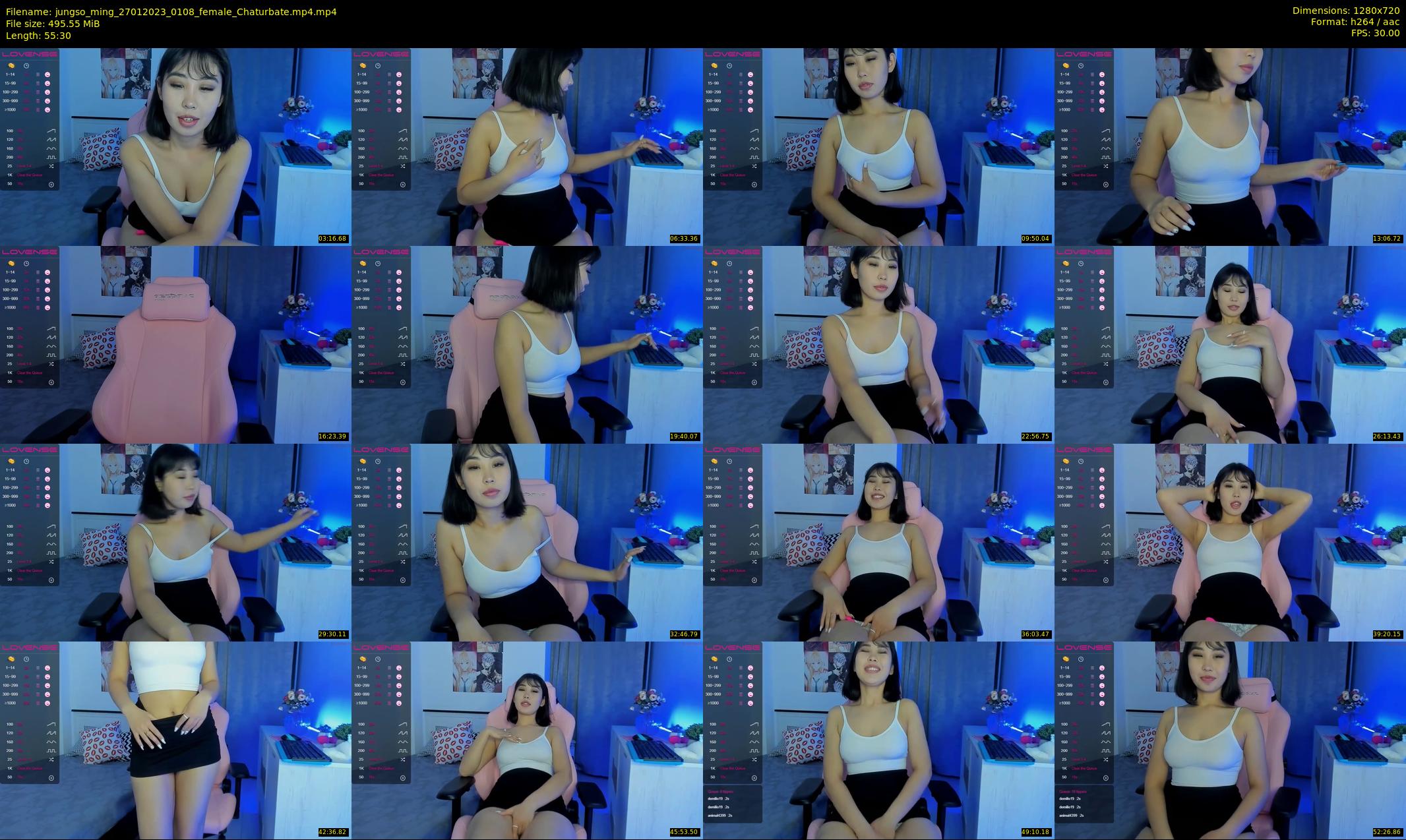 jungso_ming — 56 minute Chaturbate female cam show recording, 720p, Jan 27, 2023