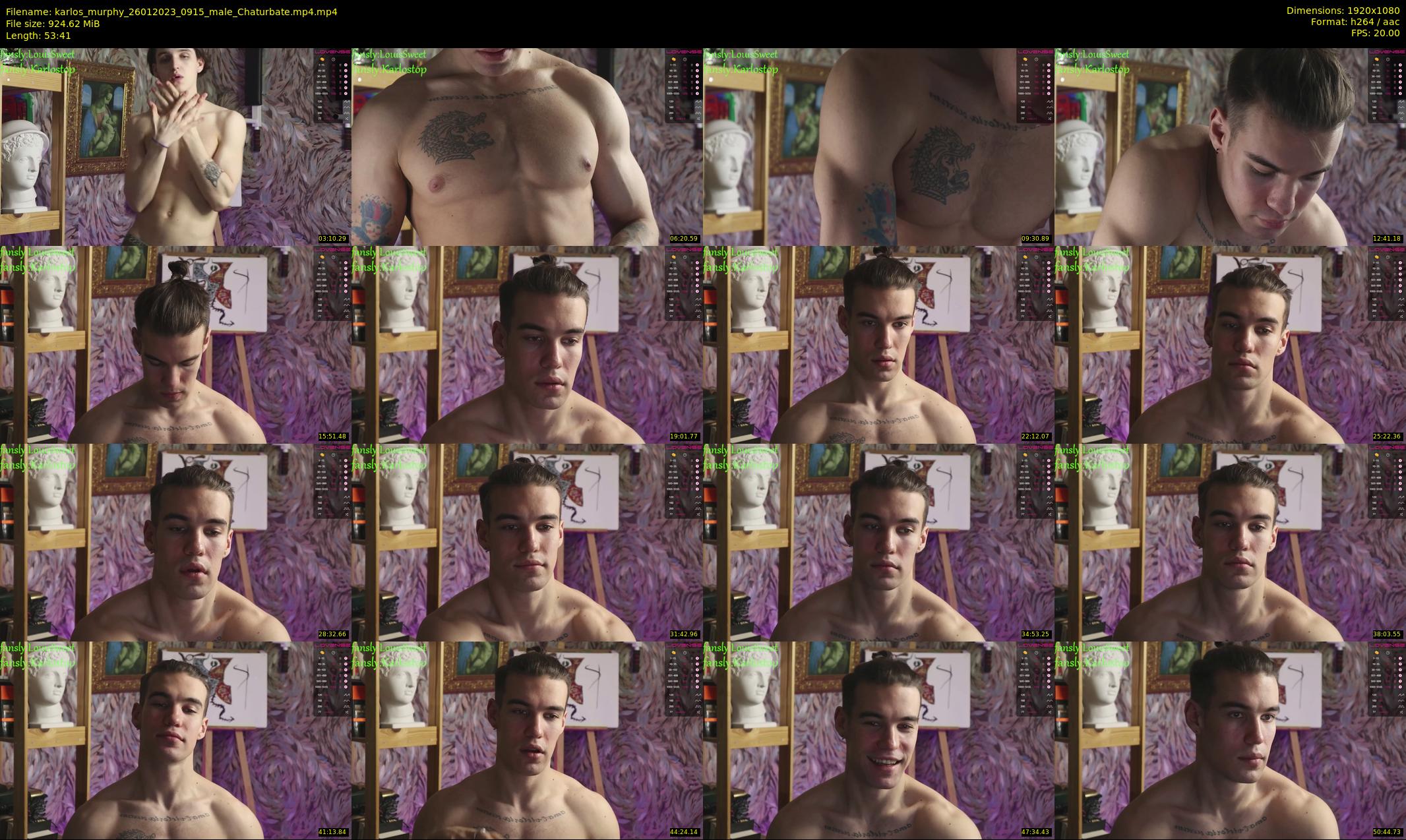 karlos_murphy — 54 minute Chaturbate male cam show recording, 1080p, Jan 26, 2023