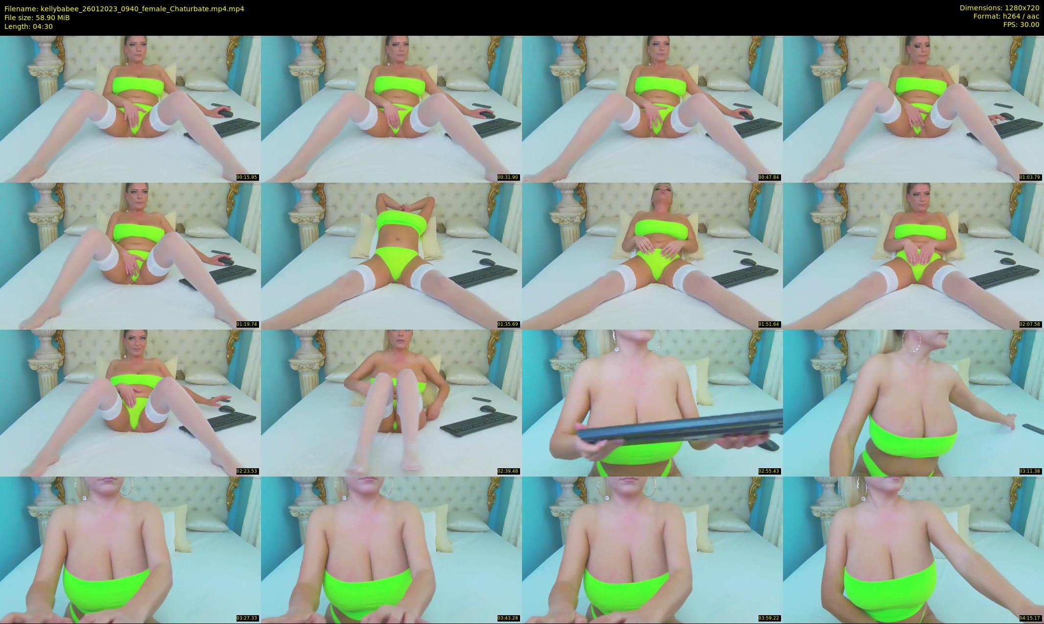 kellybabee — 5 minute Chaturbate female cam show recording, 720p, Jan 26, 2023