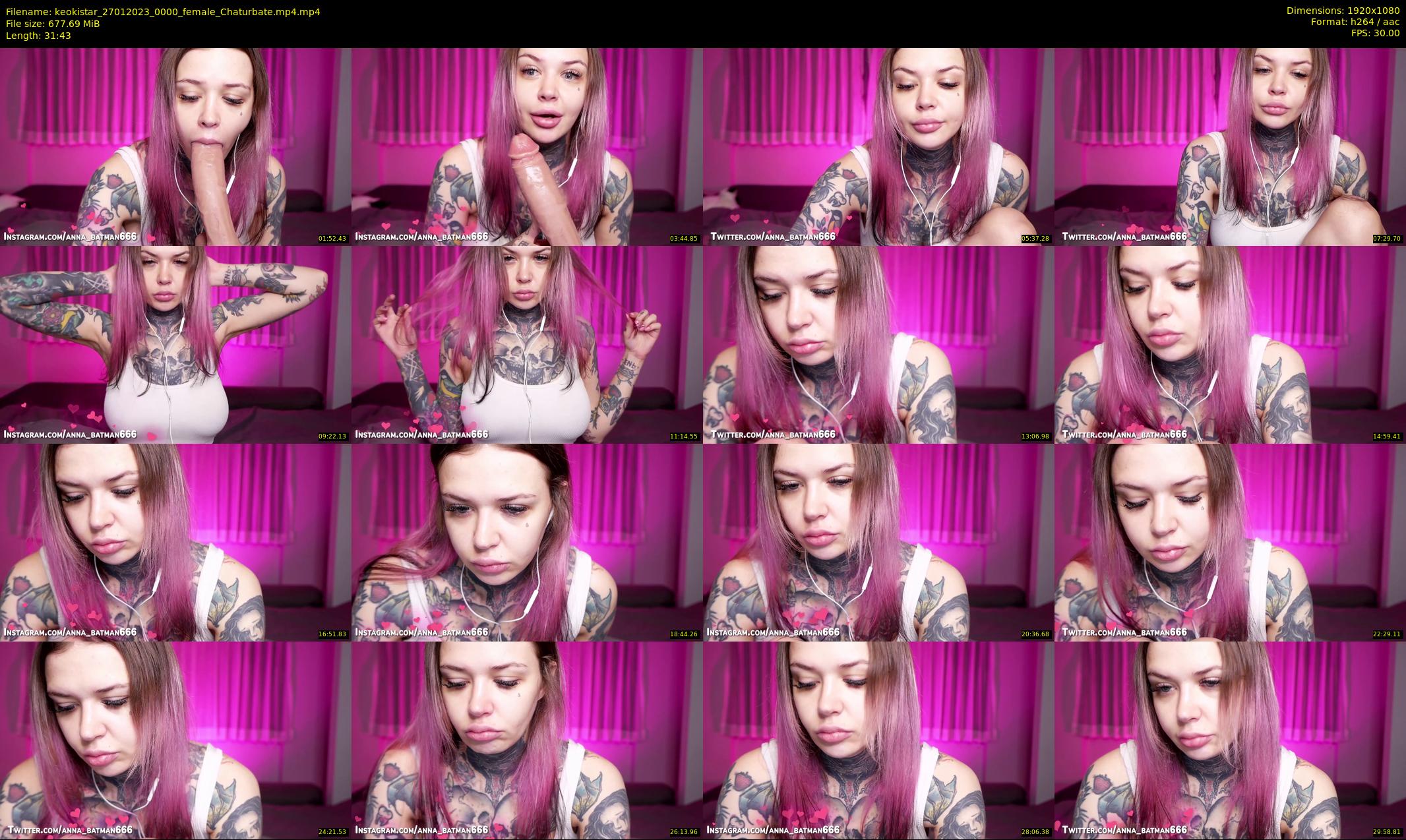 keokistar — 32 minute Chaturbate female cam show recording, 1080p, Jan 27, 2023