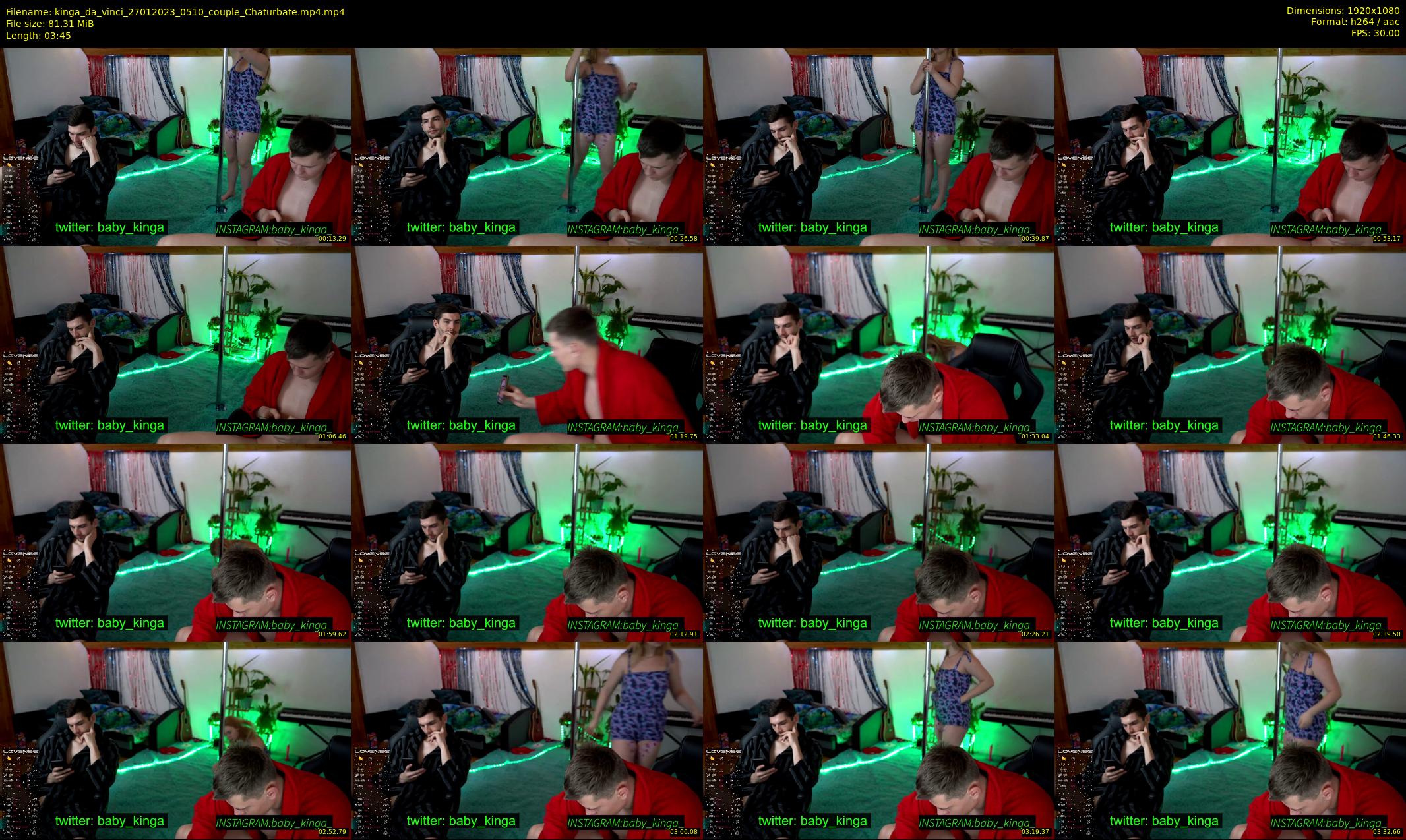 kinga_da_vinci — 4 minute Chaturbate couple cam show recording, 1080p, Jan 27, 2023