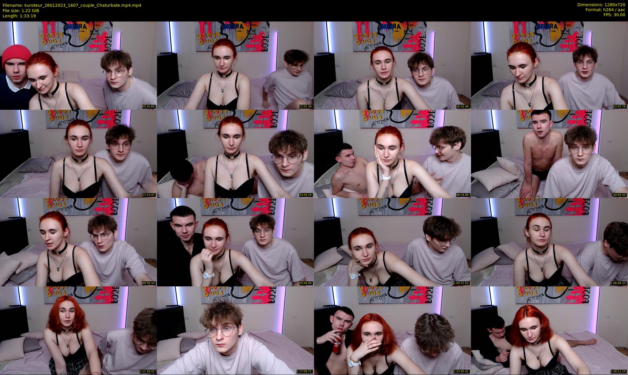 kuroteur — 94 minute Chaturbate couple cam show recording, 720p, Jan 26, 2023