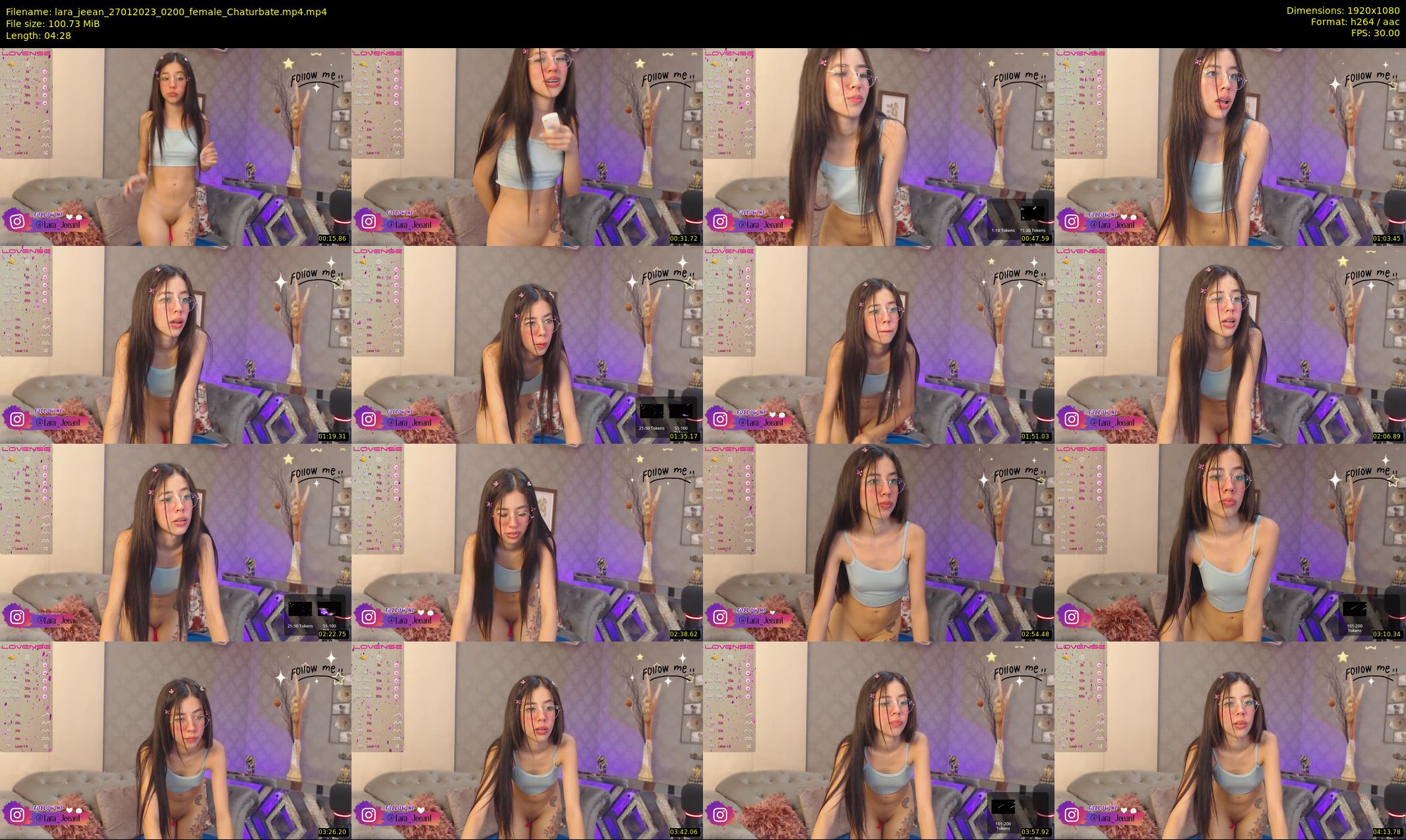 lara_jeean — 5 minute Chaturbate female cam show recording, 1080p, Jan 27, 2023