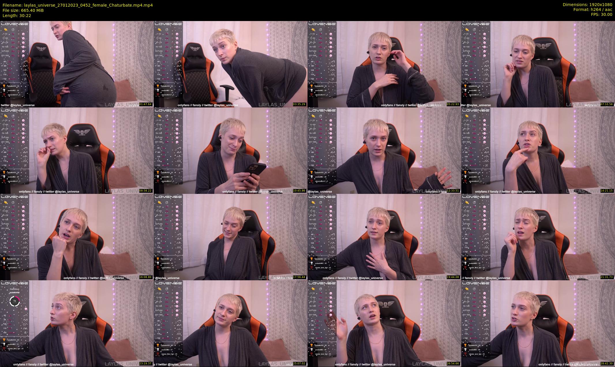 laylas_universe — 31 minute Chaturbate female cam show recording, 1080p, Jan 27, 2023