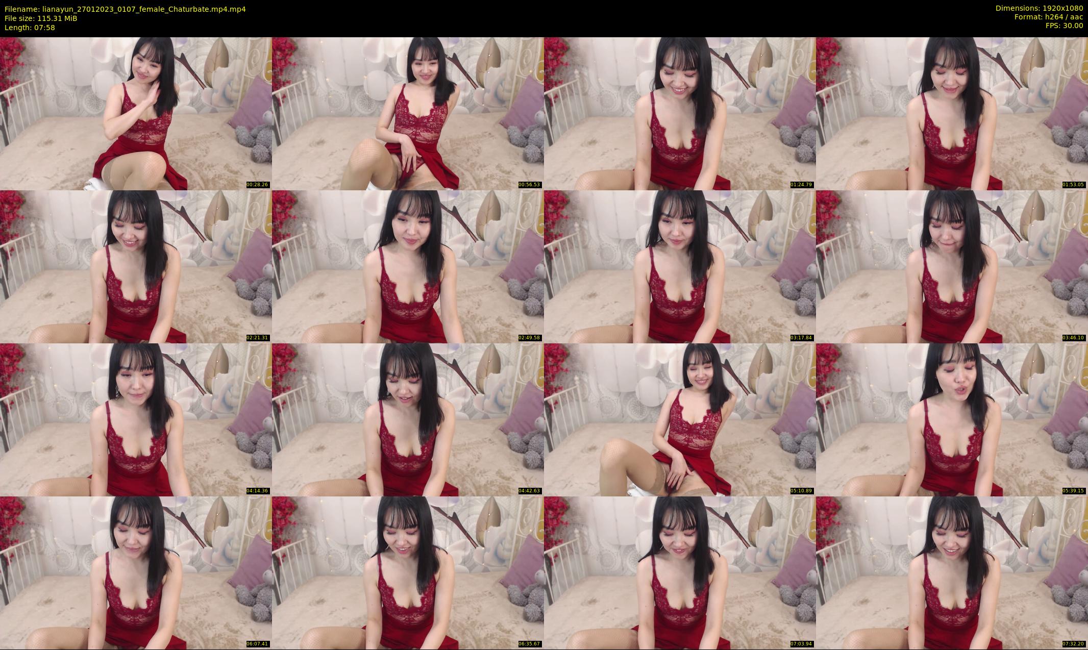 lianayun — 8 minute Chaturbate female cam show recording, 1080p, Jan 27, 2023