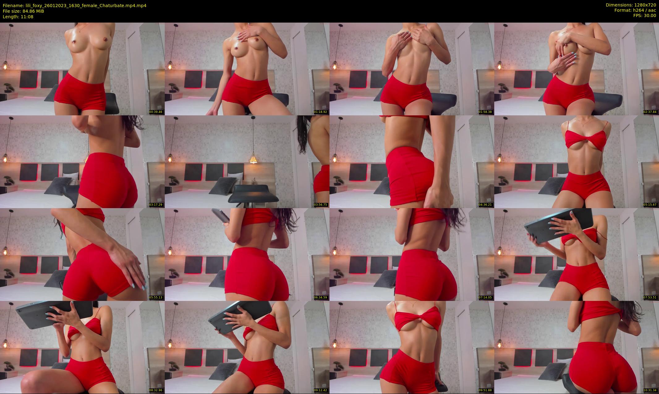 lili_foxy — 12 minute Chaturbate female cam show recording, 720p, Jan 26, 2023