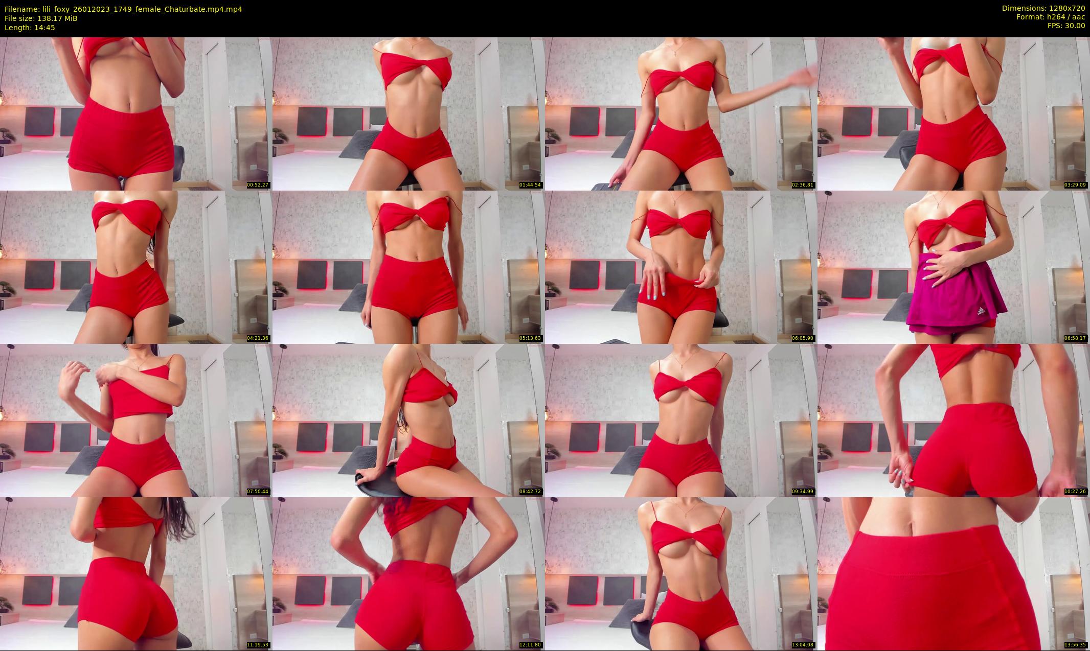 lili_foxy — 15 minute Chaturbate female cam show recording, 720p, Jan 26, 2023