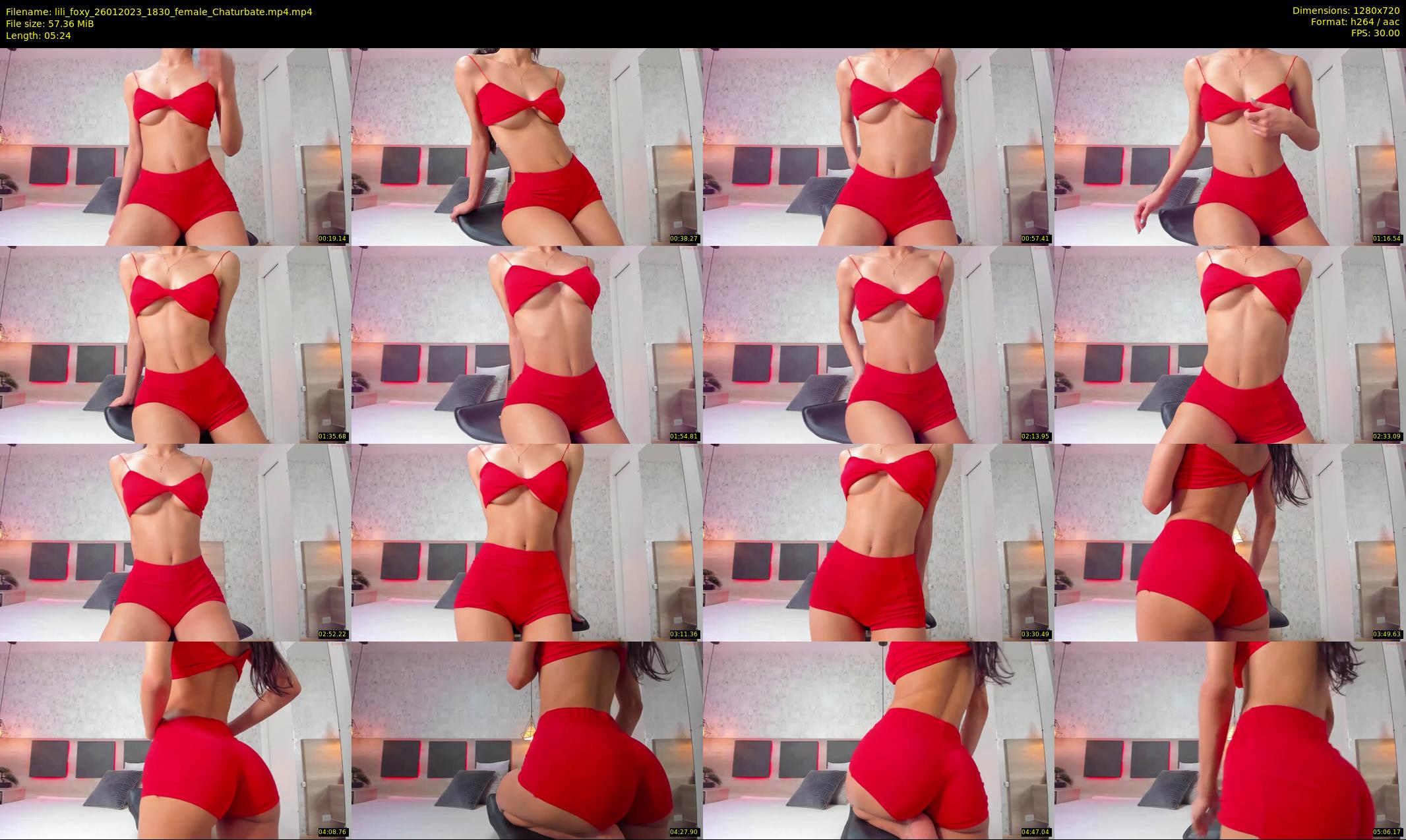 lili_foxy — 6 minute Chaturbate female cam show recording, 720p, Jan 26, 2023