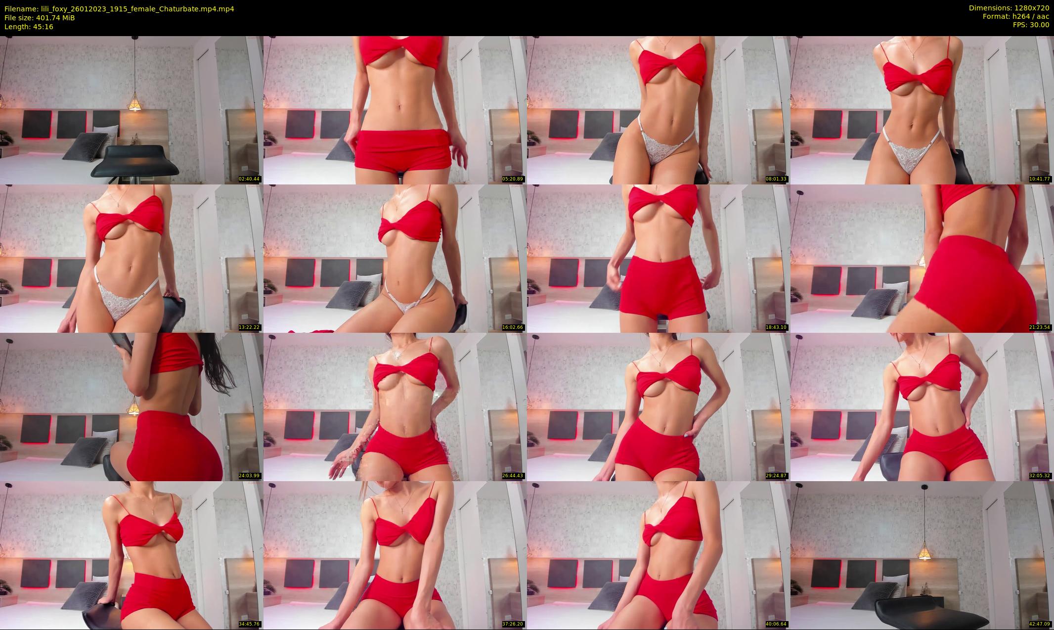 lili_foxy — 46 minute Chaturbate female cam show recording, 720p, Jan 26, 2023