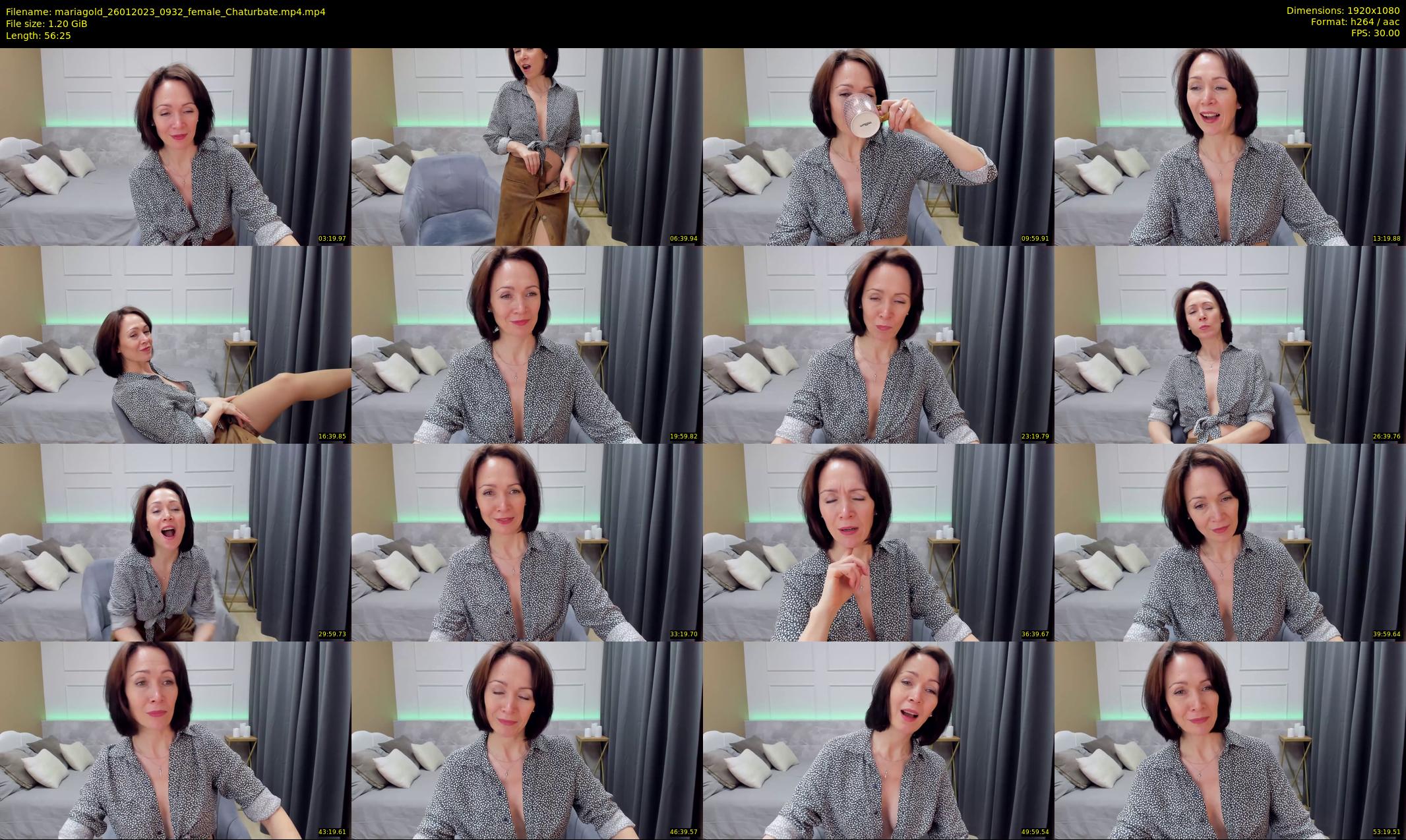 mariagold — 57 minute Chaturbate female cam show recording, 1080p, Jan 26, 2023
