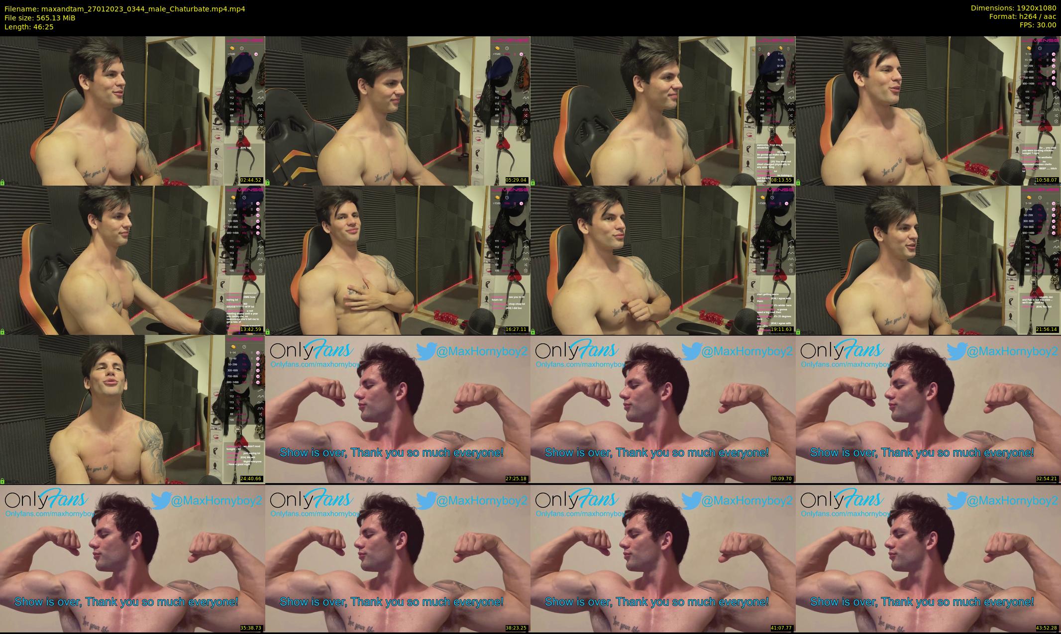 maxandtam — 47 minute Chaturbate couple cam show recording, 1080p, Jan 27, 2023