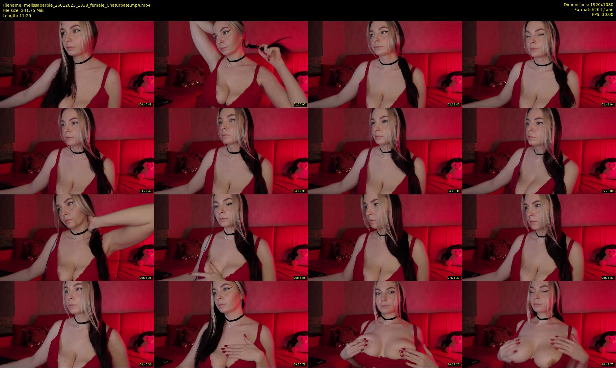 melissabarbie — 12 minute Chaturbate couple cam show recording, 1080p, Jan 26, 2023