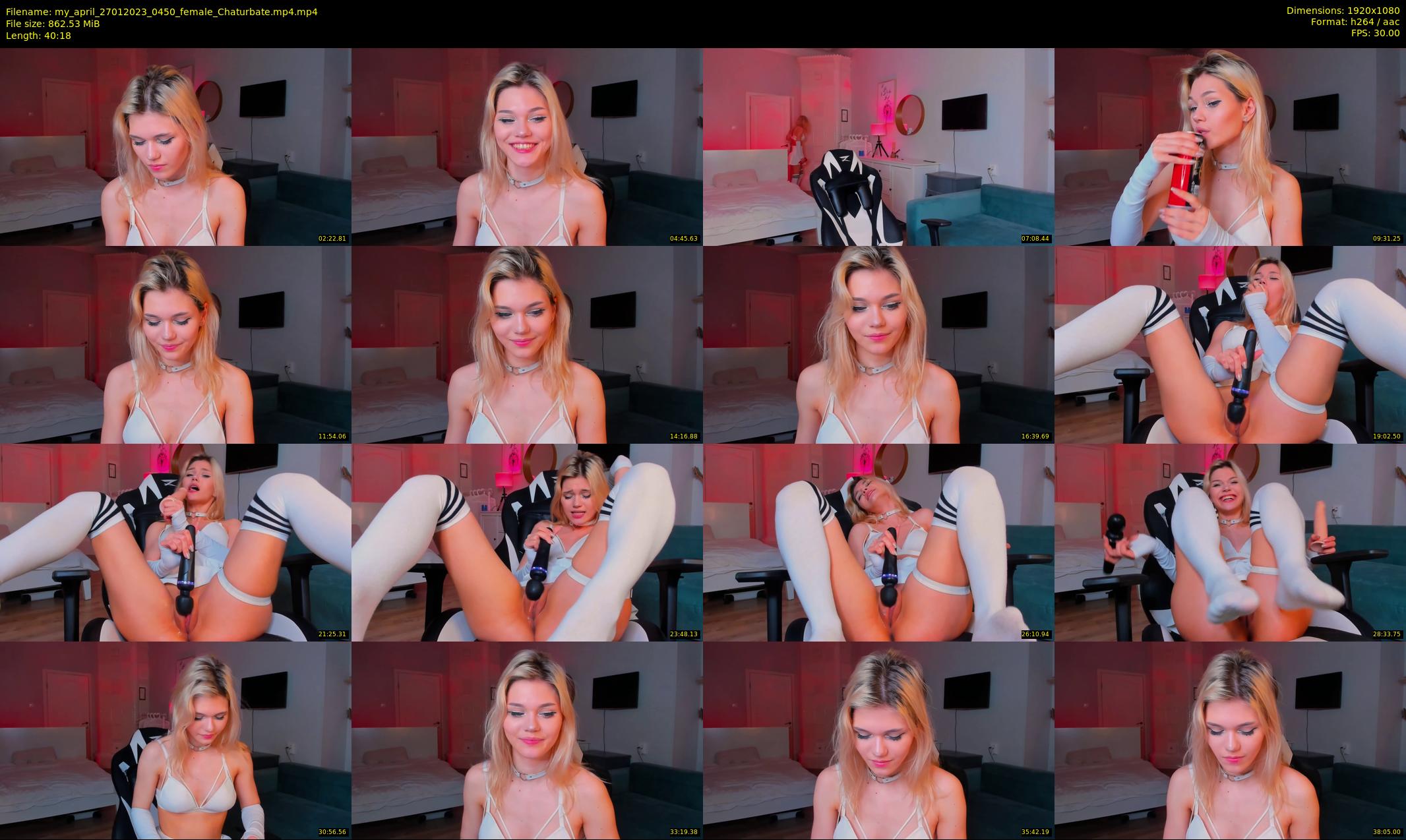 my_april — 41 minute Chaturbate female cam show recording, 1080p, Jan 27, 2023