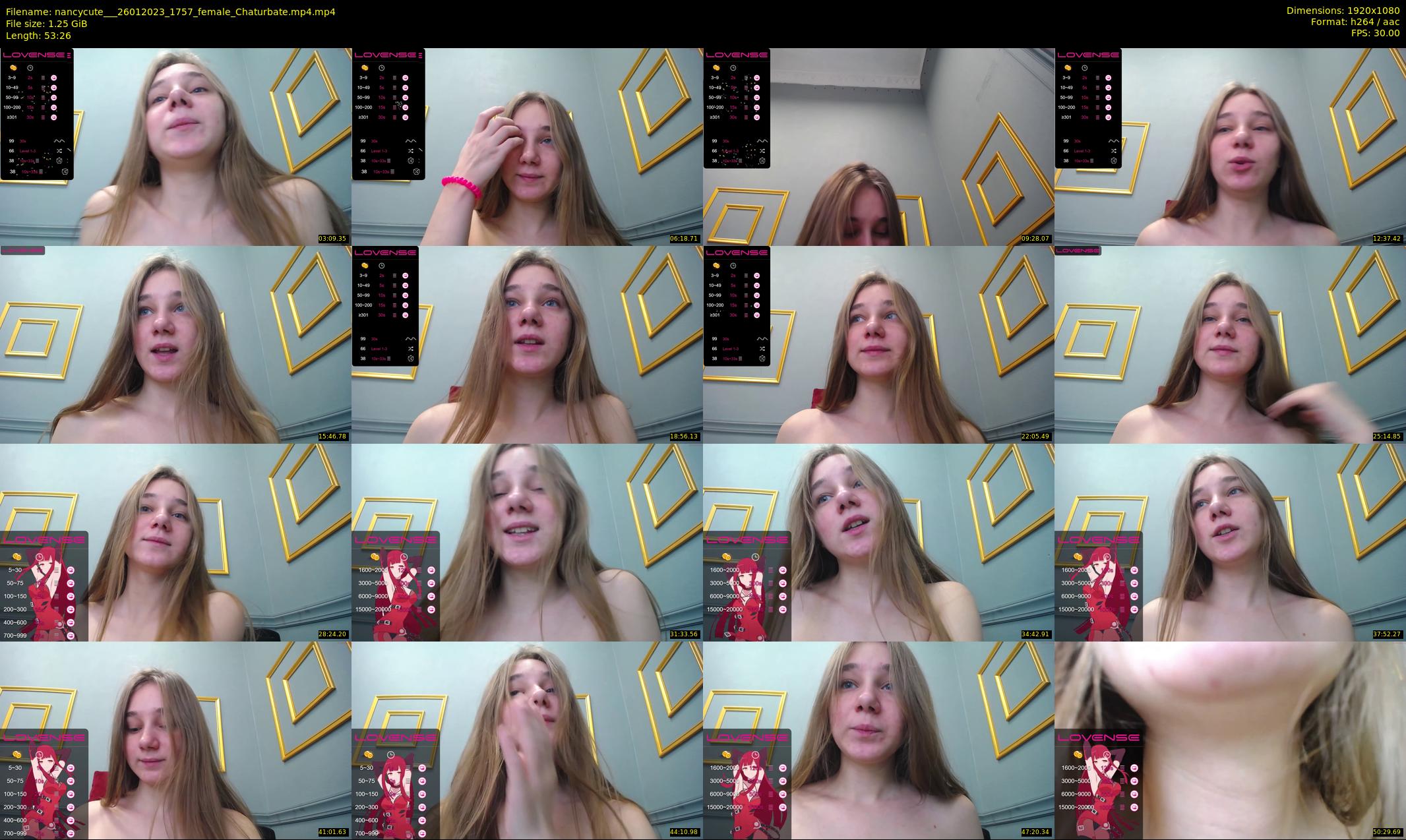 nancycute__ — 54 minute Chaturbate female cam show recording, 1080p, Jan 26, 2023