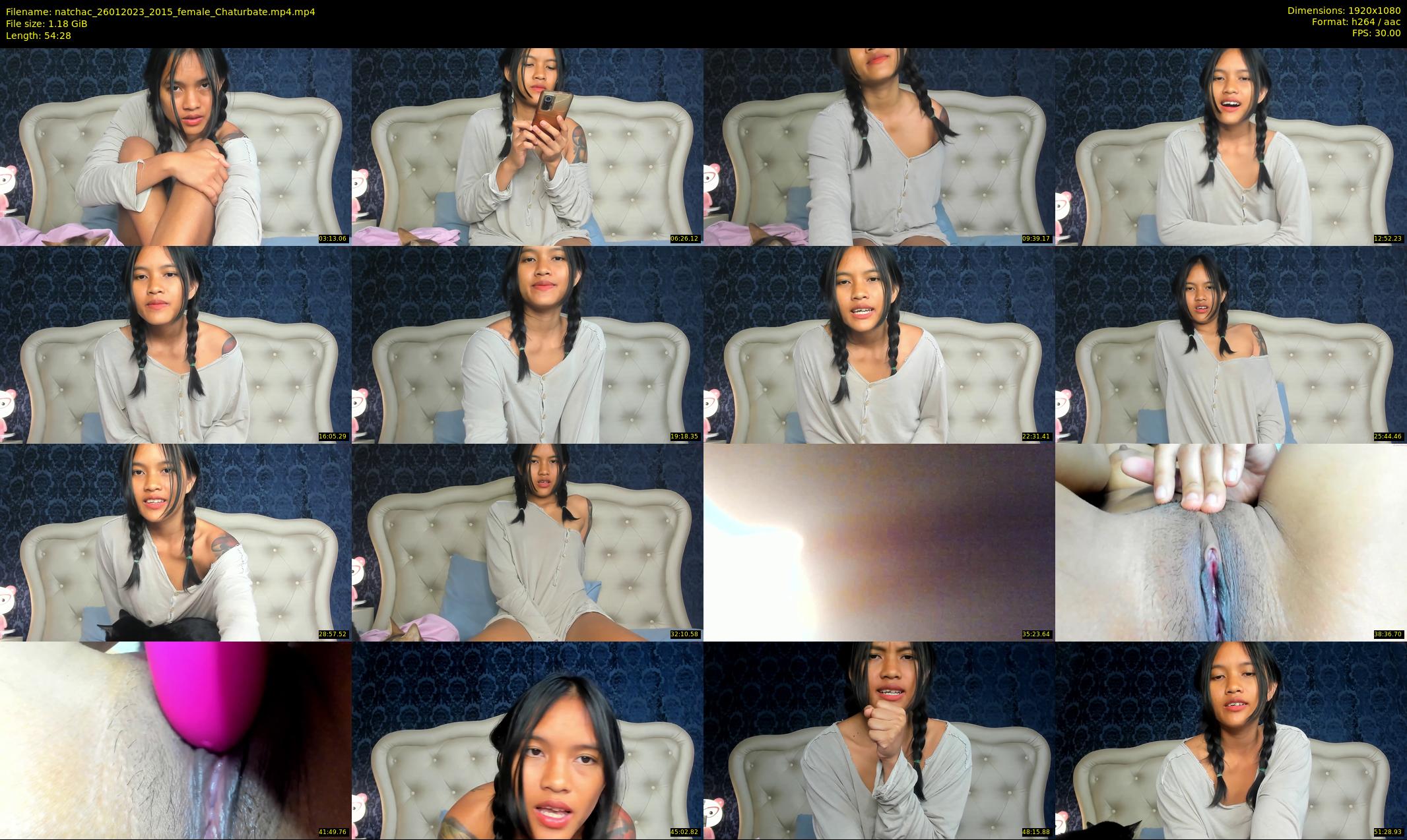 natchac — 55 minute Chaturbate female cam show recording, 1080p, Jan 26, 2023