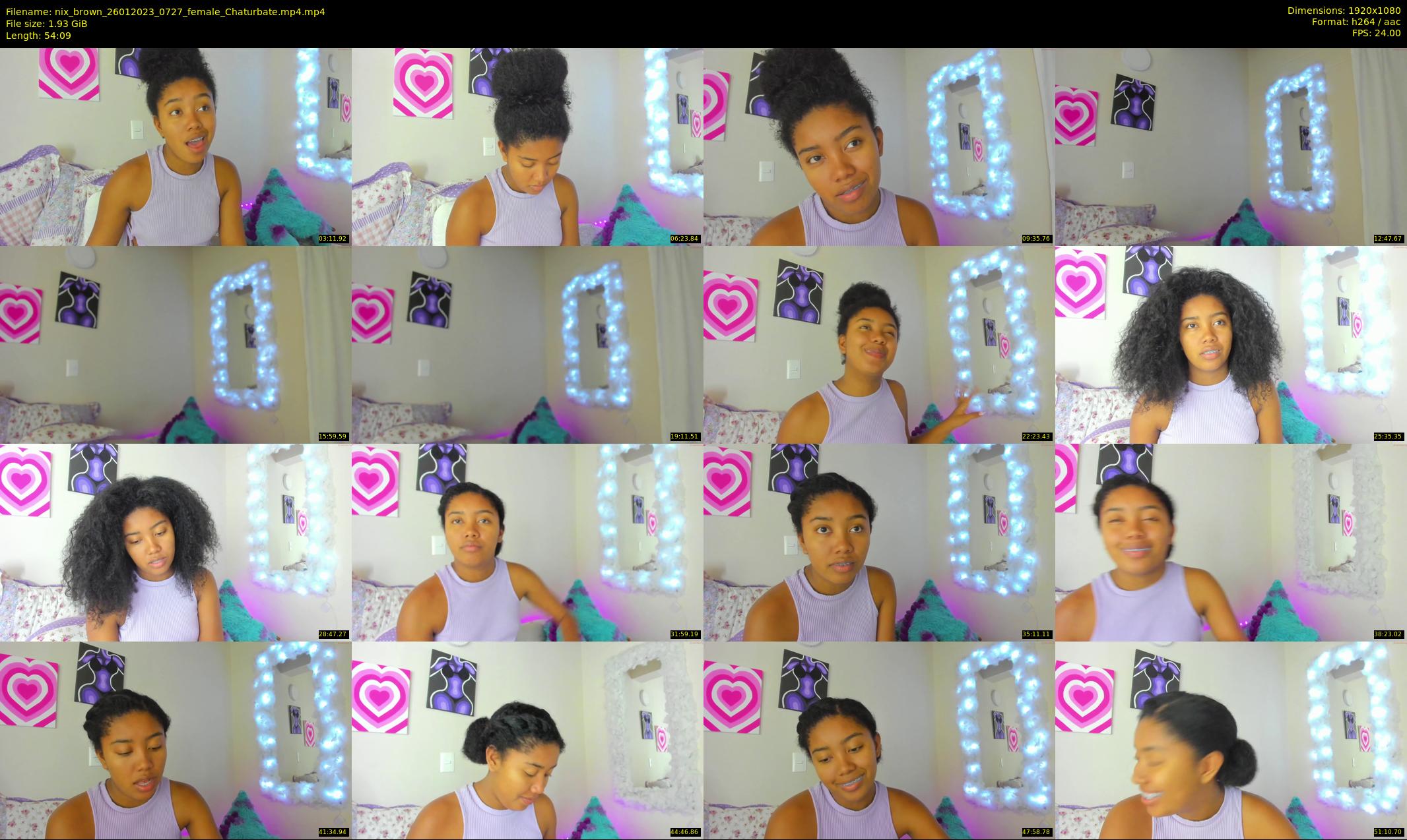 nix_brown — 55 minute Chaturbate female cam show recording, 1080p, Jan 26, 2023
