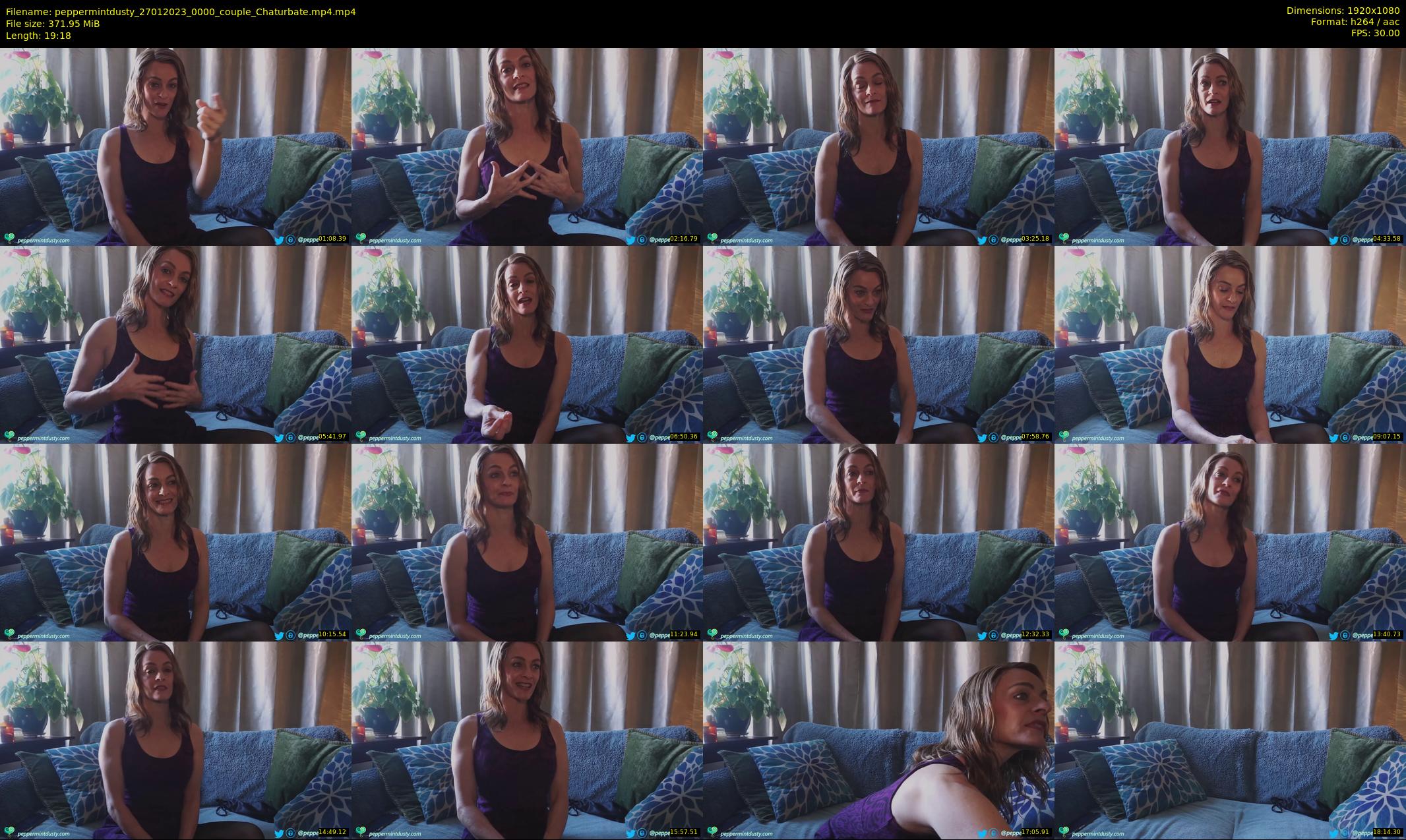 peppermintdusty — 20 minute Chaturbate couple cam show recording, 1080p, Jan 27, 2023