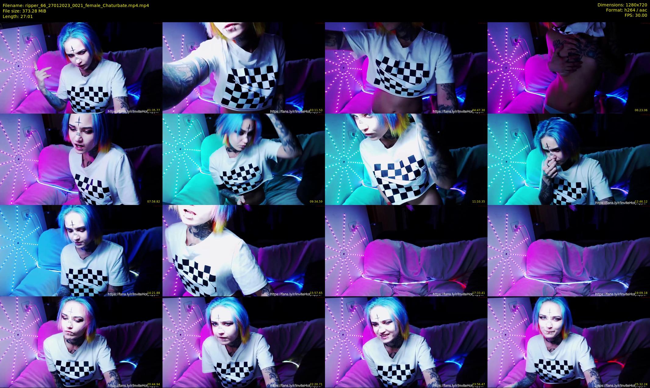 ripper_66 — 28 minute Chaturbate female cam show recording, 720p, Jan 27, 2023