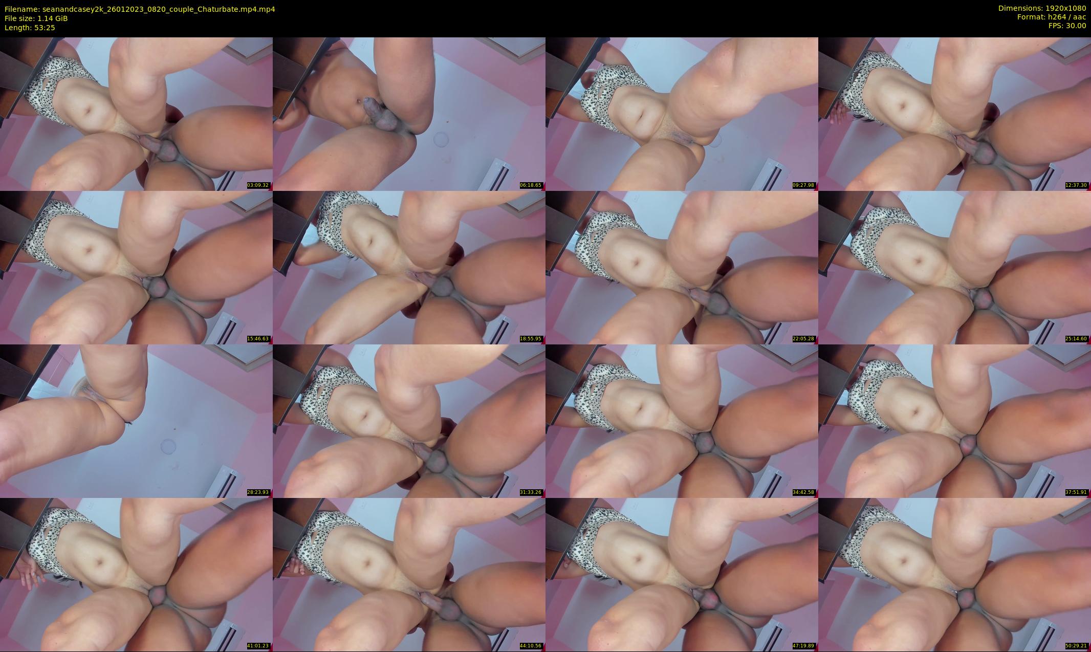 seanandcasey2k — 54 minute Chaturbate couple cam show recording, 1080p, Jan 26, 2023