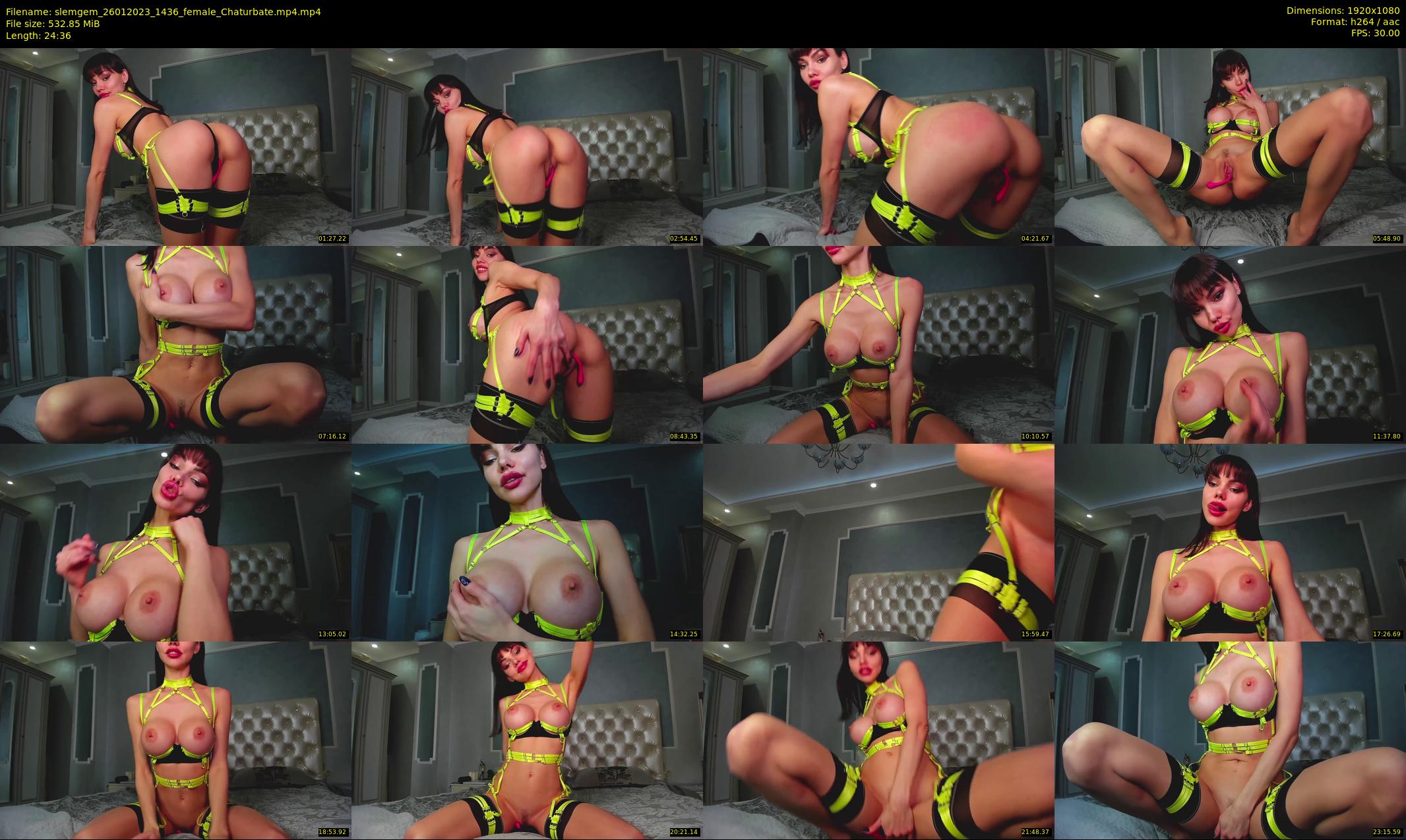 slemgem — 25 minute Chaturbate couple cam show recording, 1080p, Jan 26, 2023