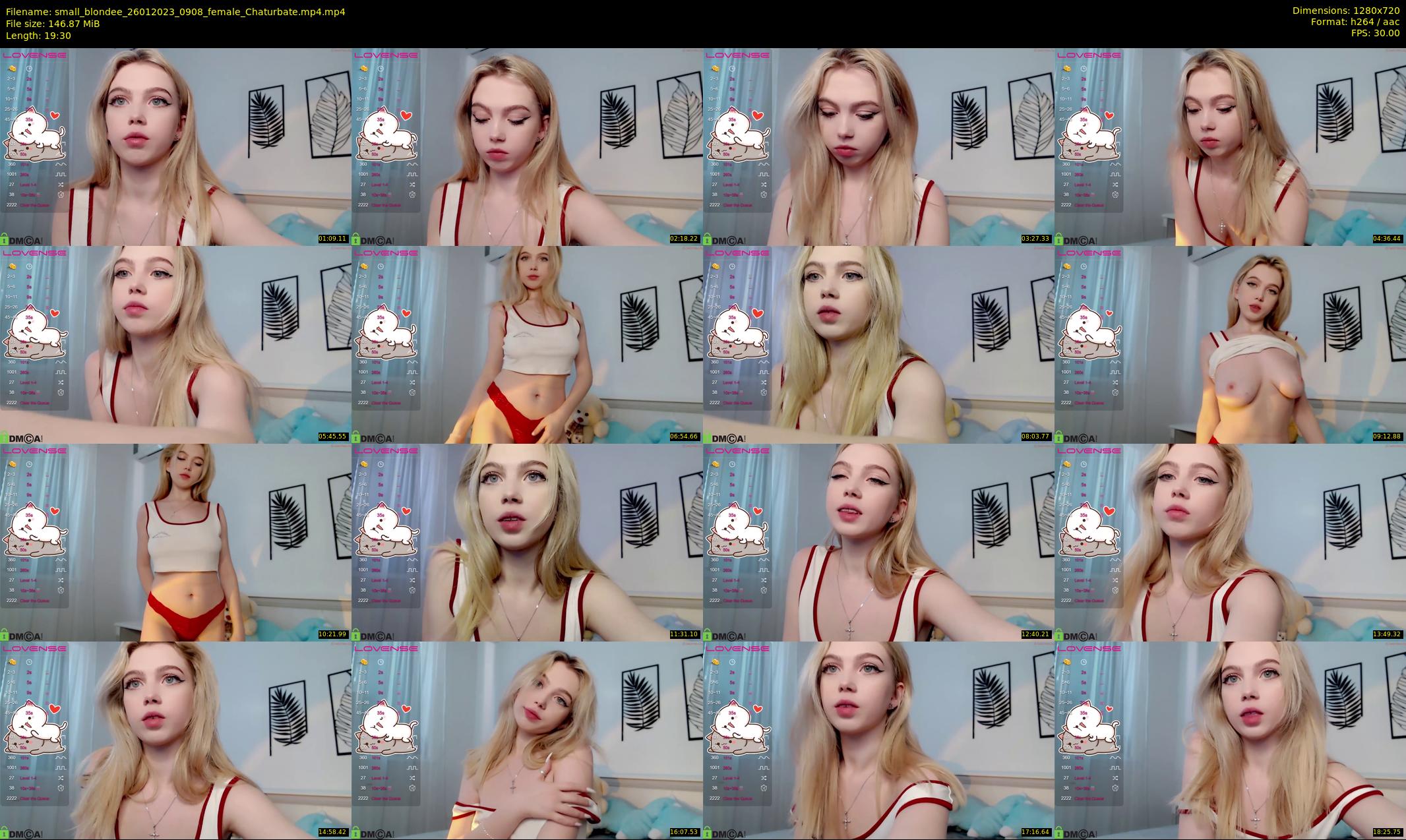 small_blondee — 20 minute Chaturbate female cam show recording, 720p, Jan 26, 2023