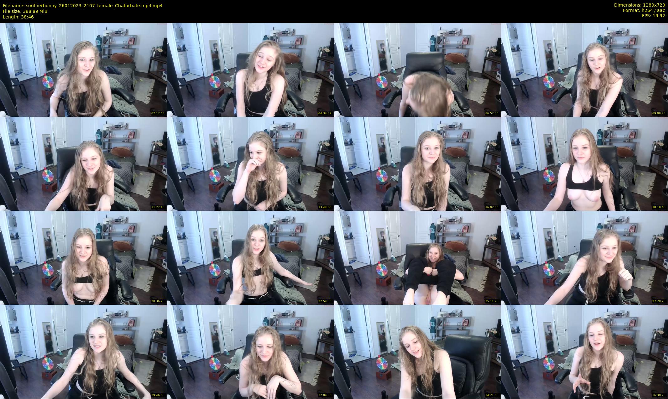 southerbunny — 39 minute Chaturbate female cam show recording, 720p, Jan 26, 2023