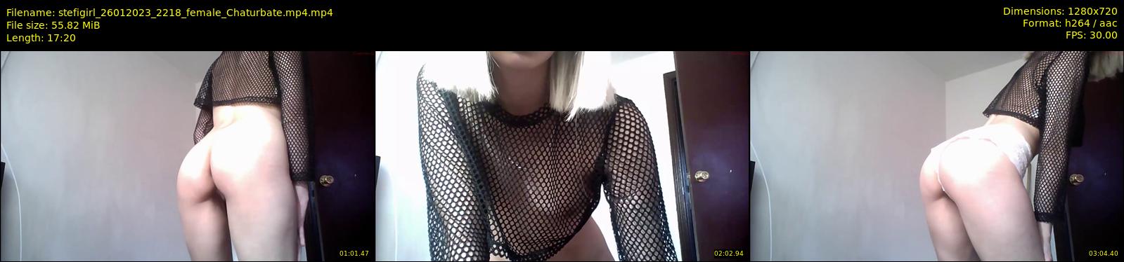 stefigirl — 18 minute Chaturbate female cam show recording, 720p, Jan 26, 2023