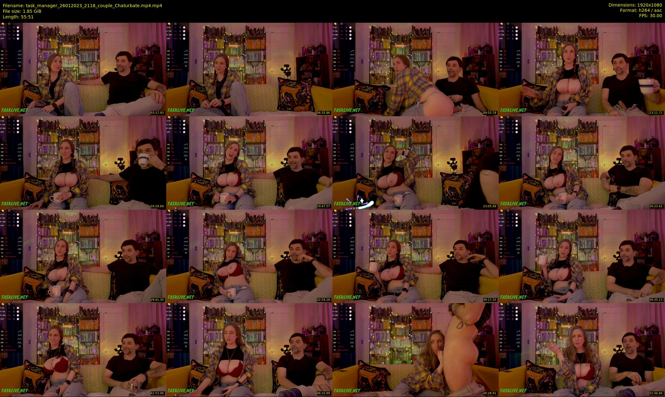 task_manager — 56 minute Chaturbate couple cam show recording, 1080p, Jan 26, 2023