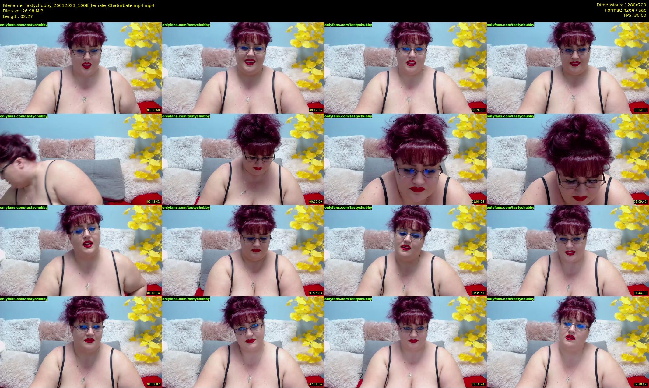 tastychubby — 3 minute Chaturbate female cam show recording, 720p, Jan 26, 2023