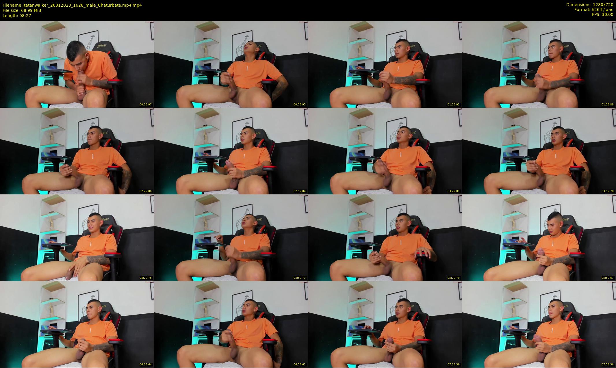 tatanwalker — 9 minute Chaturbate male cam show recording, 720p, Jan 26, 2023