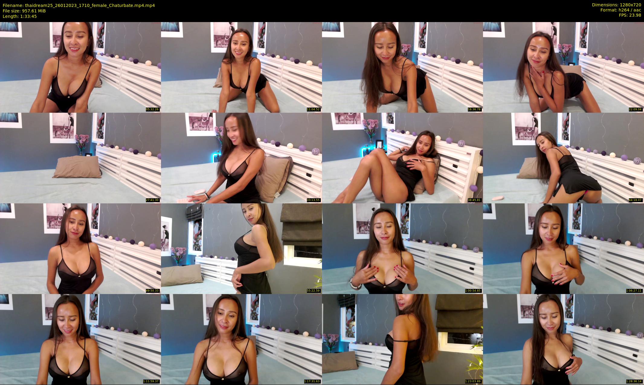 thaidream25 — 94 minute Chaturbate female cam show recording, 720p, Jan 26, 2023