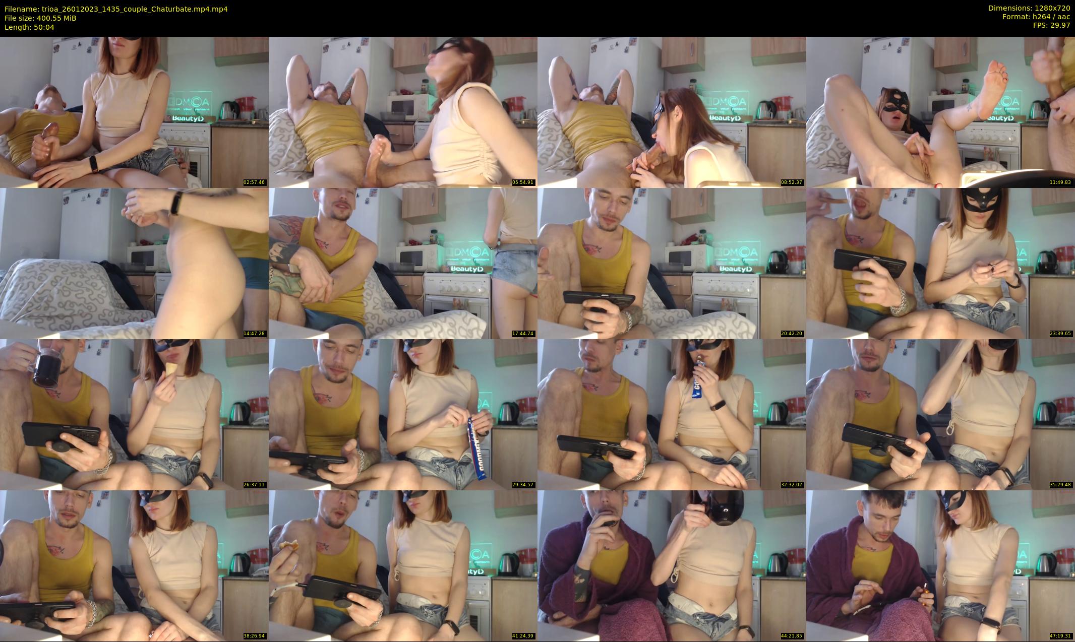 trioa — 51 minute Chaturbate couple cam show recording, 720p, Jan 26, 2023