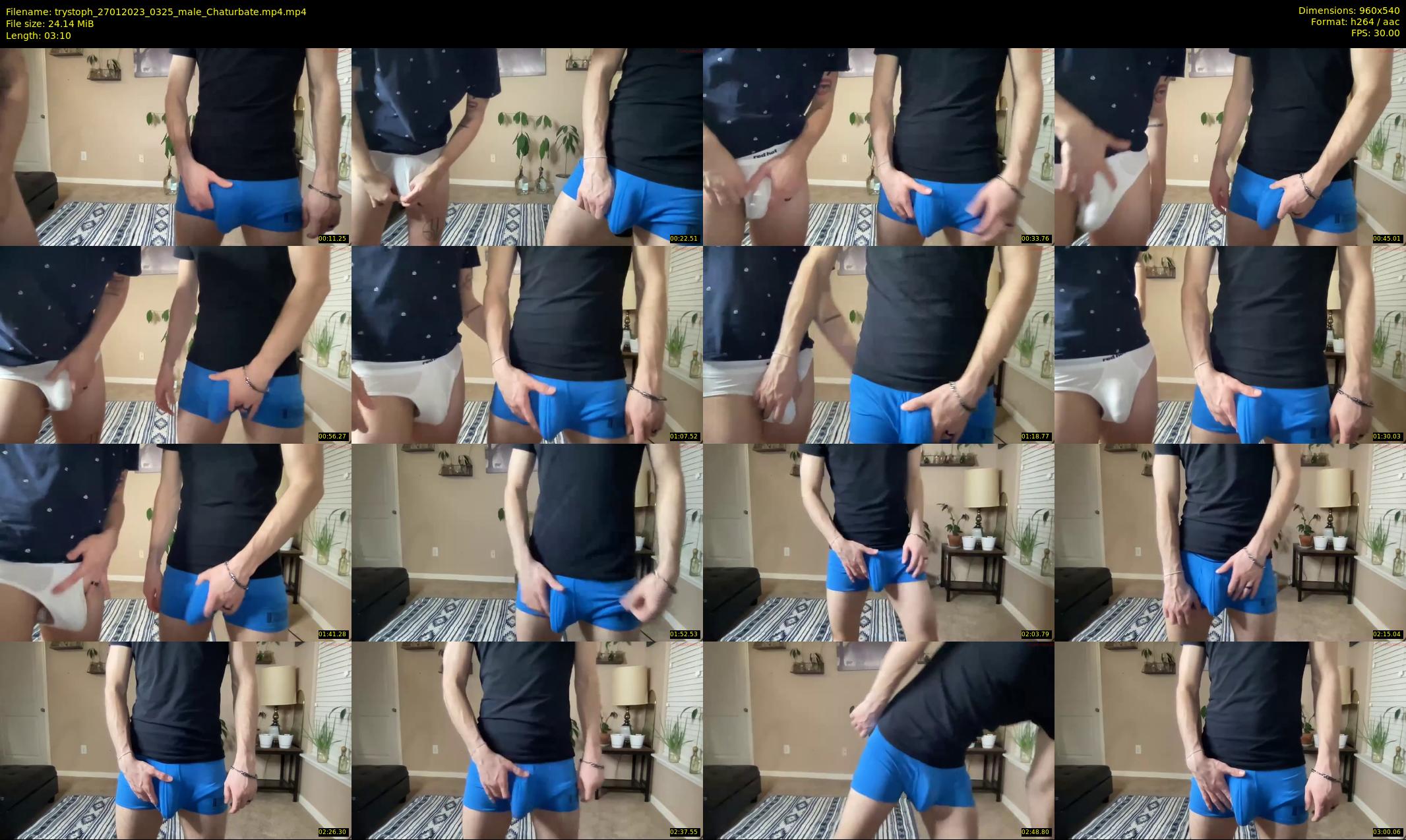 trystoph — 4 minute Chaturbate male cam show recording, 480p, Jan 27, 2023